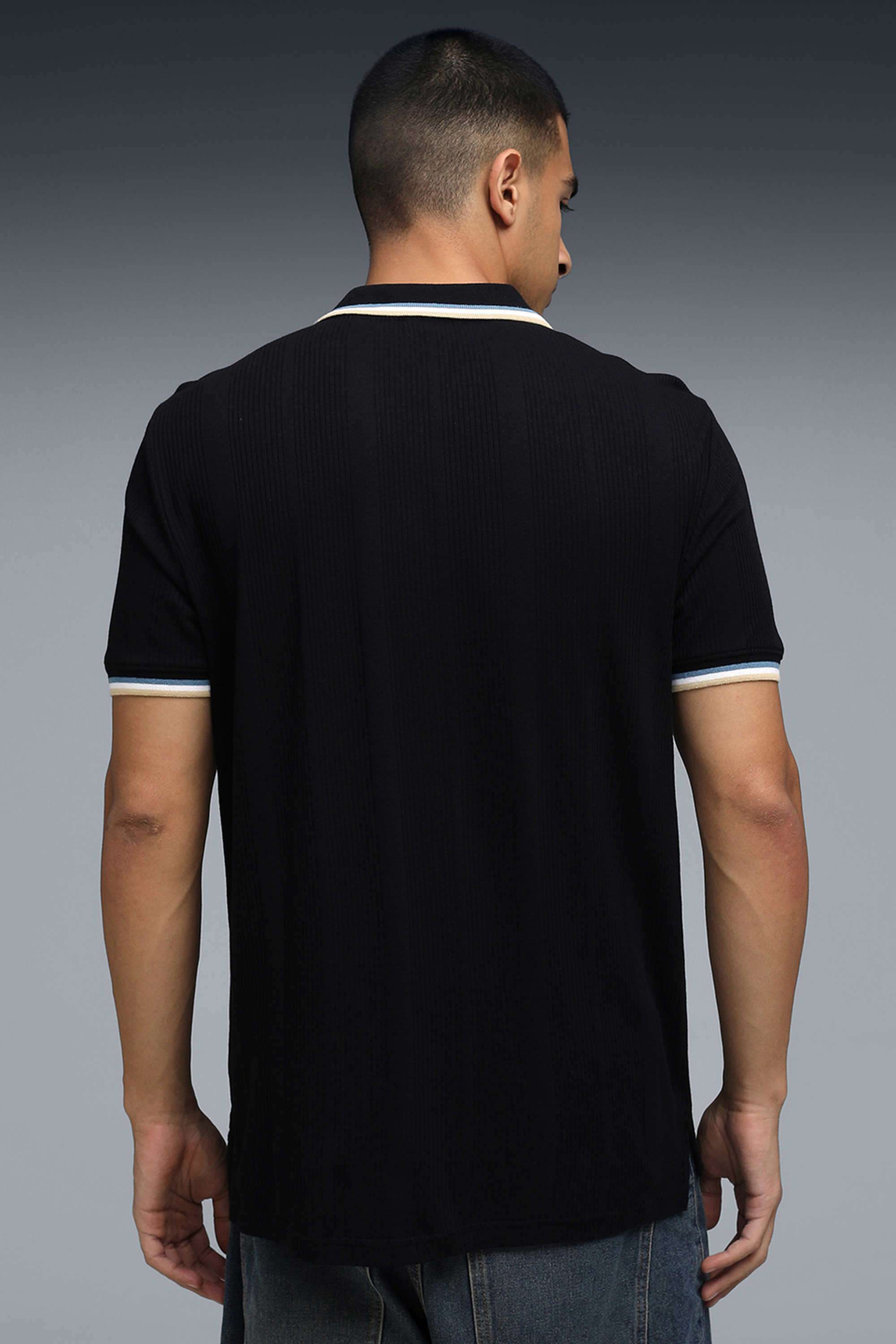 Solid-Cotton-Men-Casual-Wear-Slim-Fit-T-Shirt