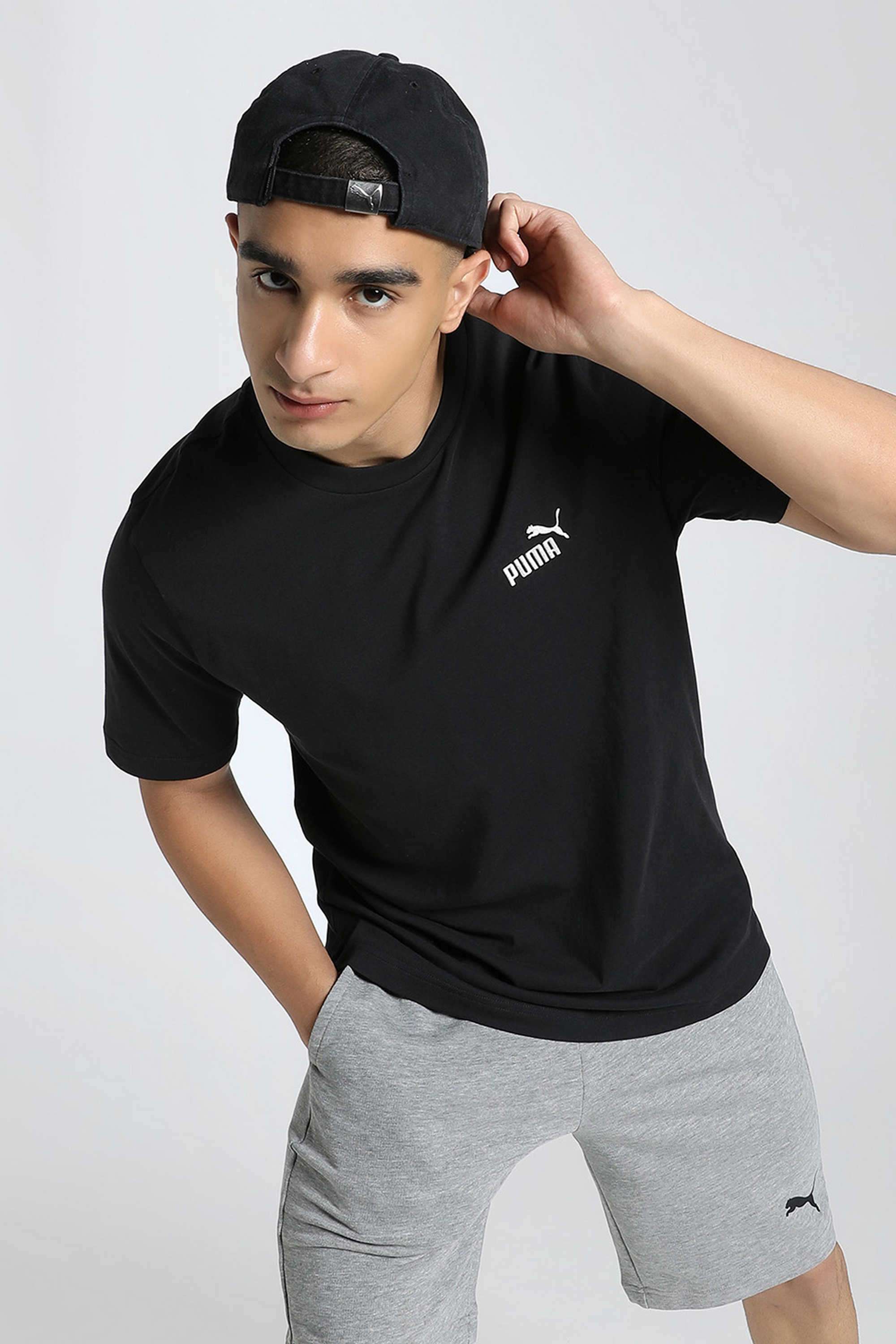 Solid-Cotton-Men-Casual-Wear-Regular-Fit-T-Shirt