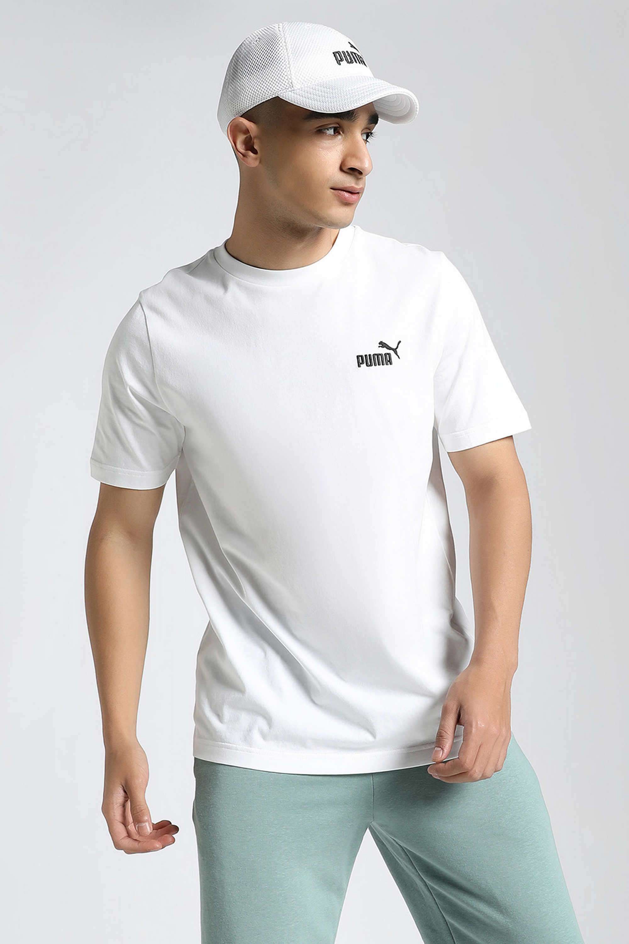 Solid-Cotton-Men-Casual-Wear-Regular-Fit-T-Shirt