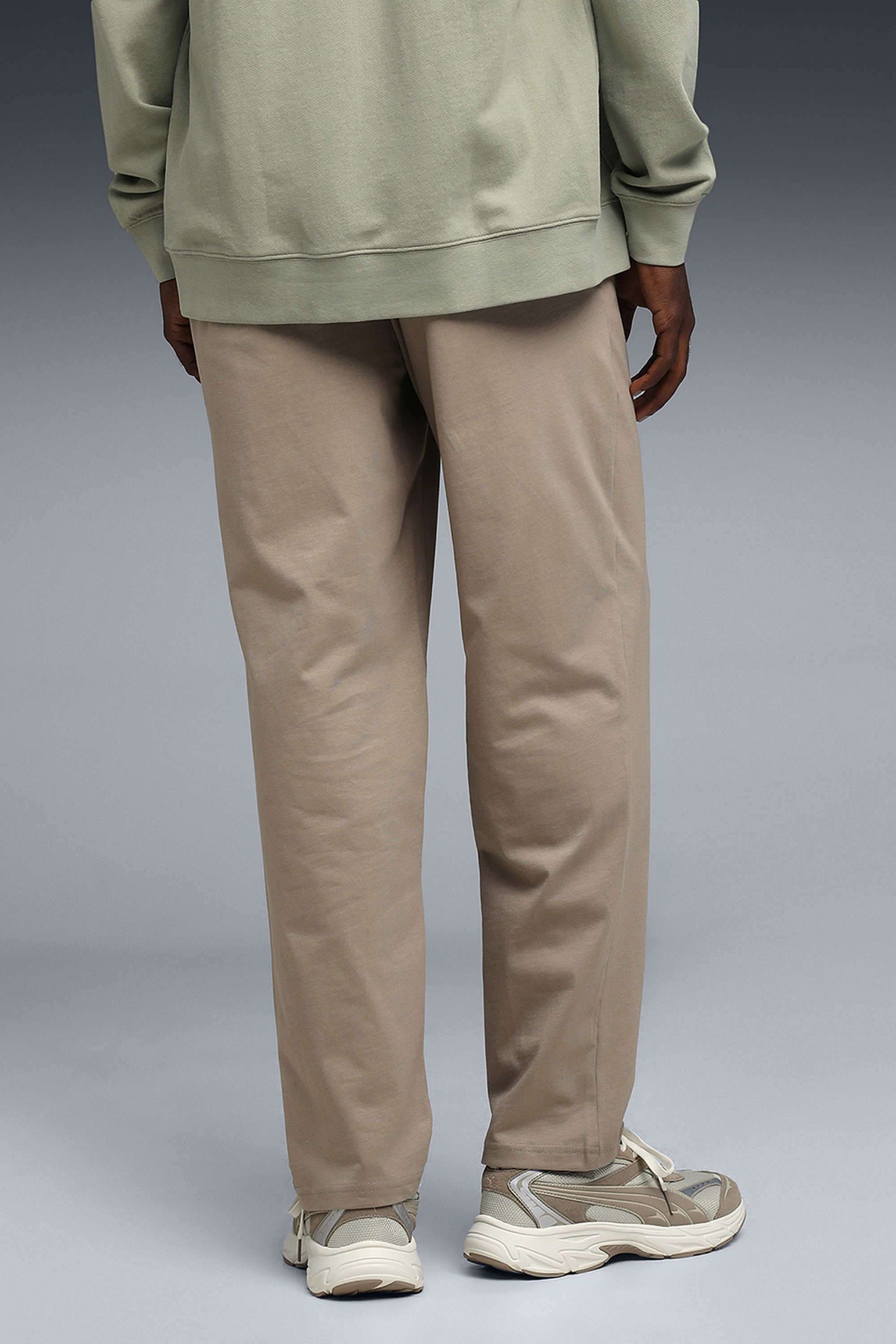 Solid-Cotton-Regular-Fit-Men-Track-Pants