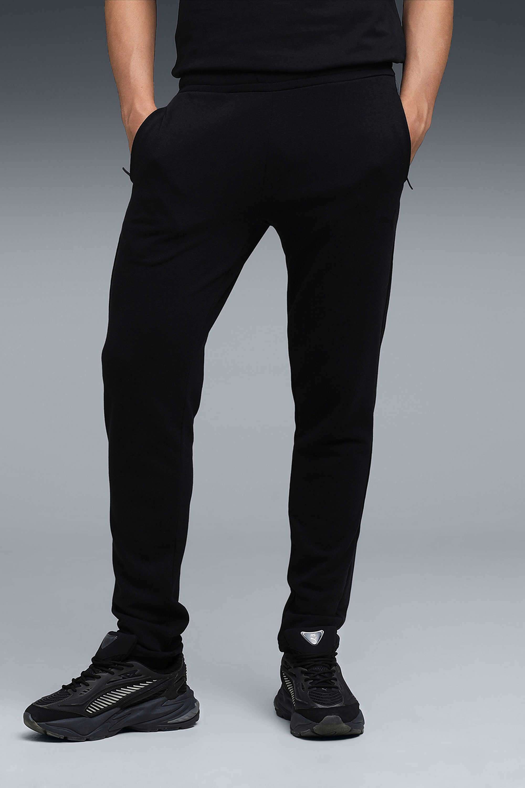 Solid-Cotton-Slim-Fit-Men-Track-Pants