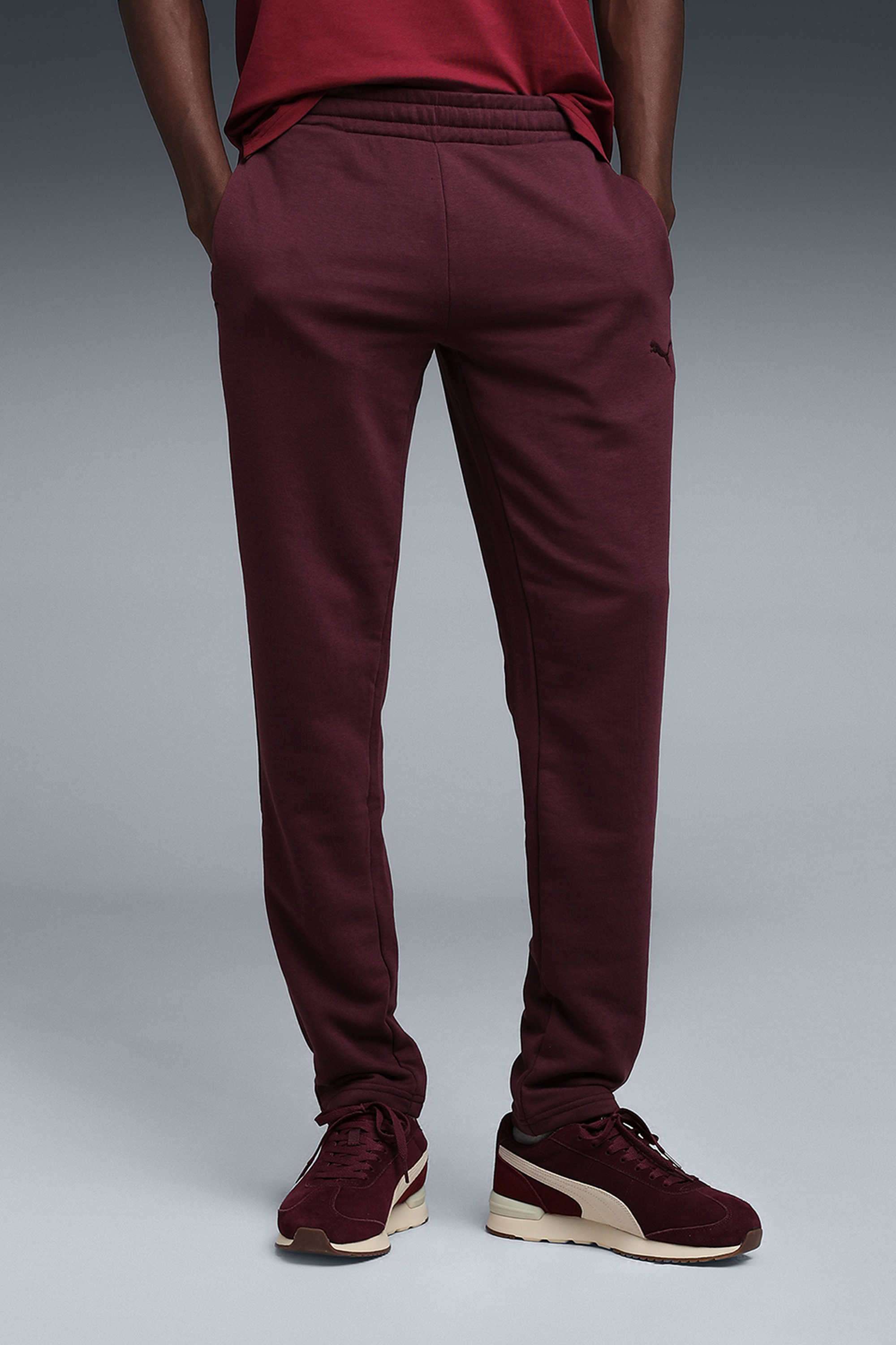 Solid-Cotton-Slim-Fit-Men-Track-Pants