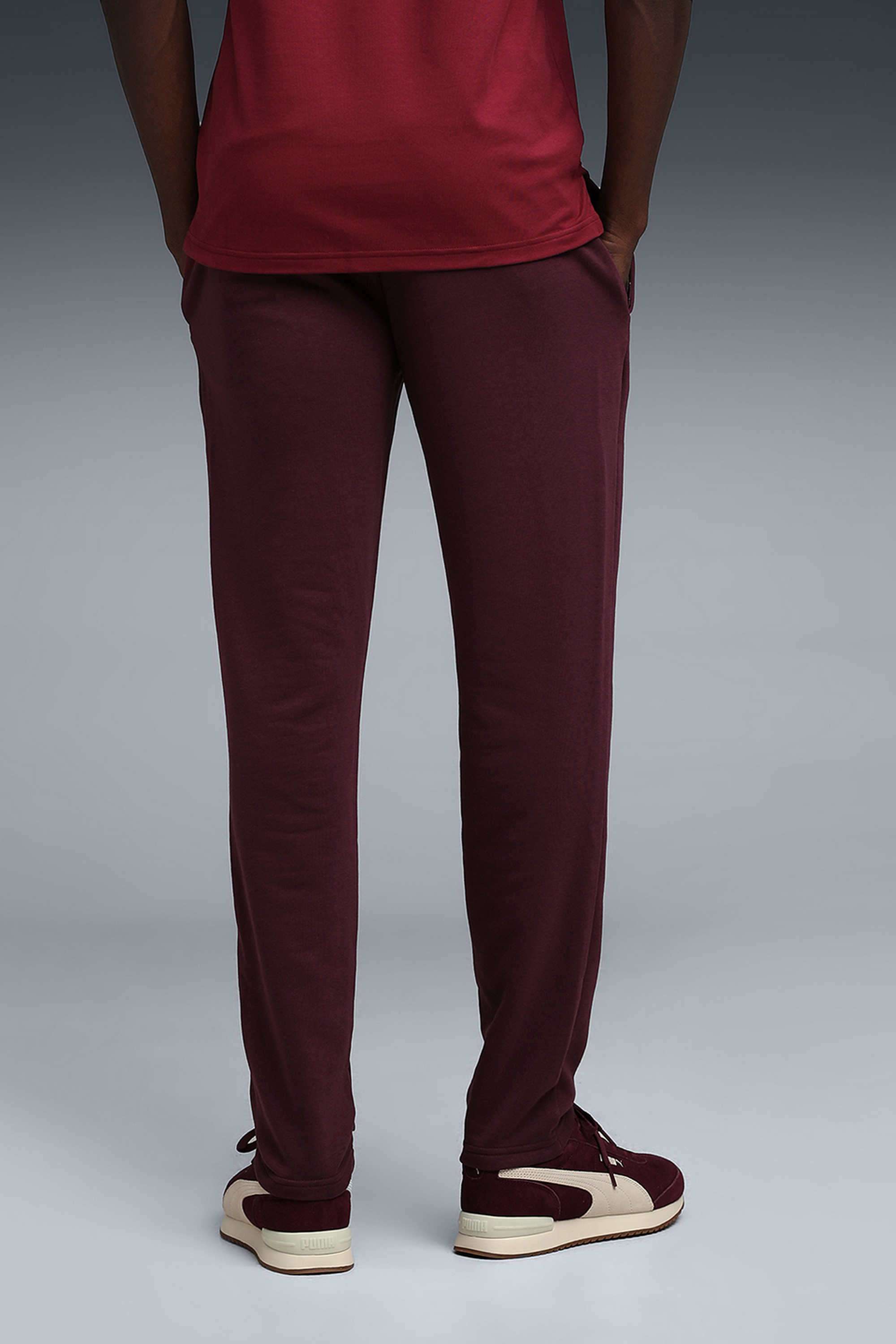 Solid-Cotton-Slim-Fit-Men-Track-Pants