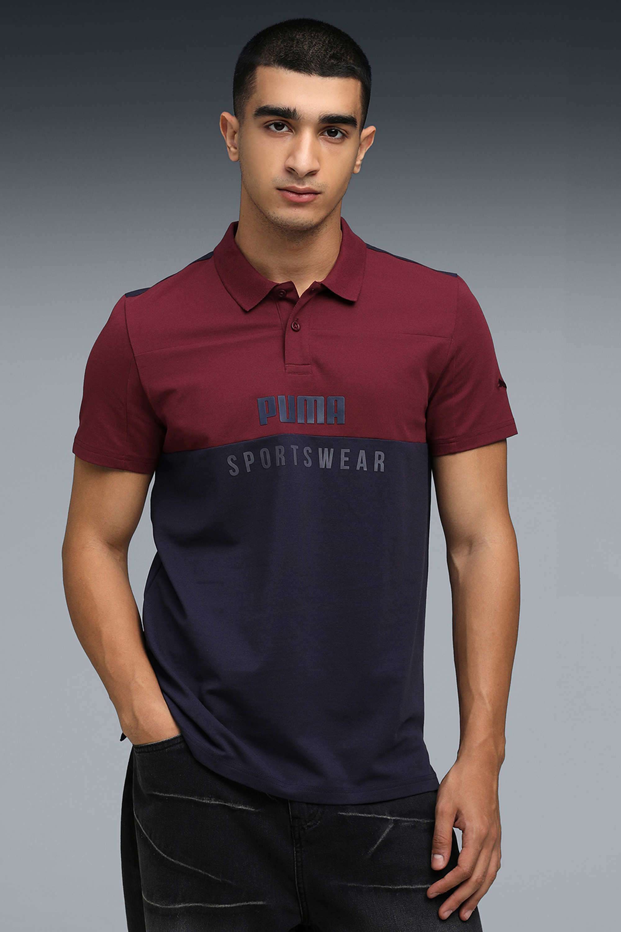 Color-Block-Cotton-Slim-Fit-Men-Polo-T-Shirt