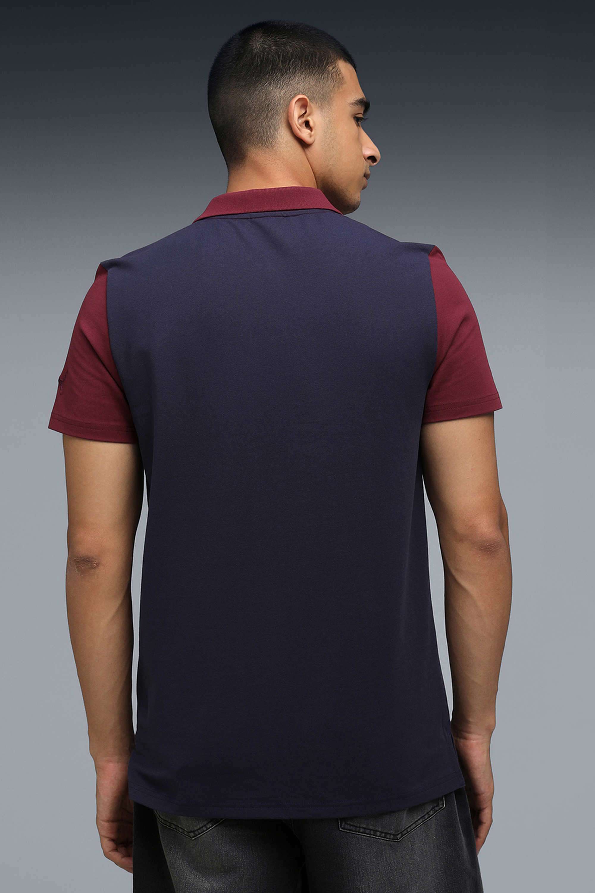 Color-Block-Cotton-Slim-Fit-Men-Polo-T-Shirt
