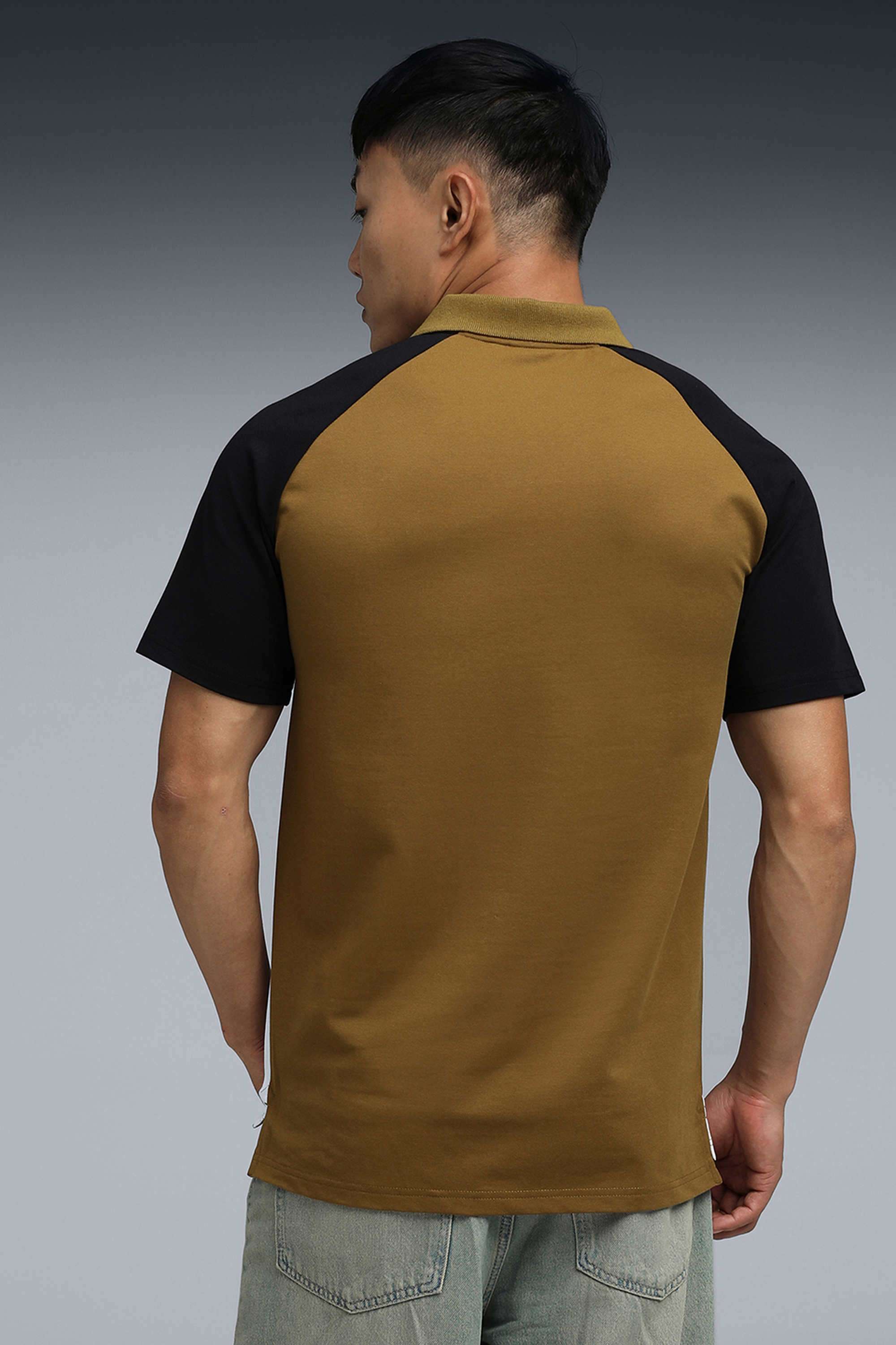 Solid-Cotton-Men-Casual-Wear-Slim-Fit-T-Shirt