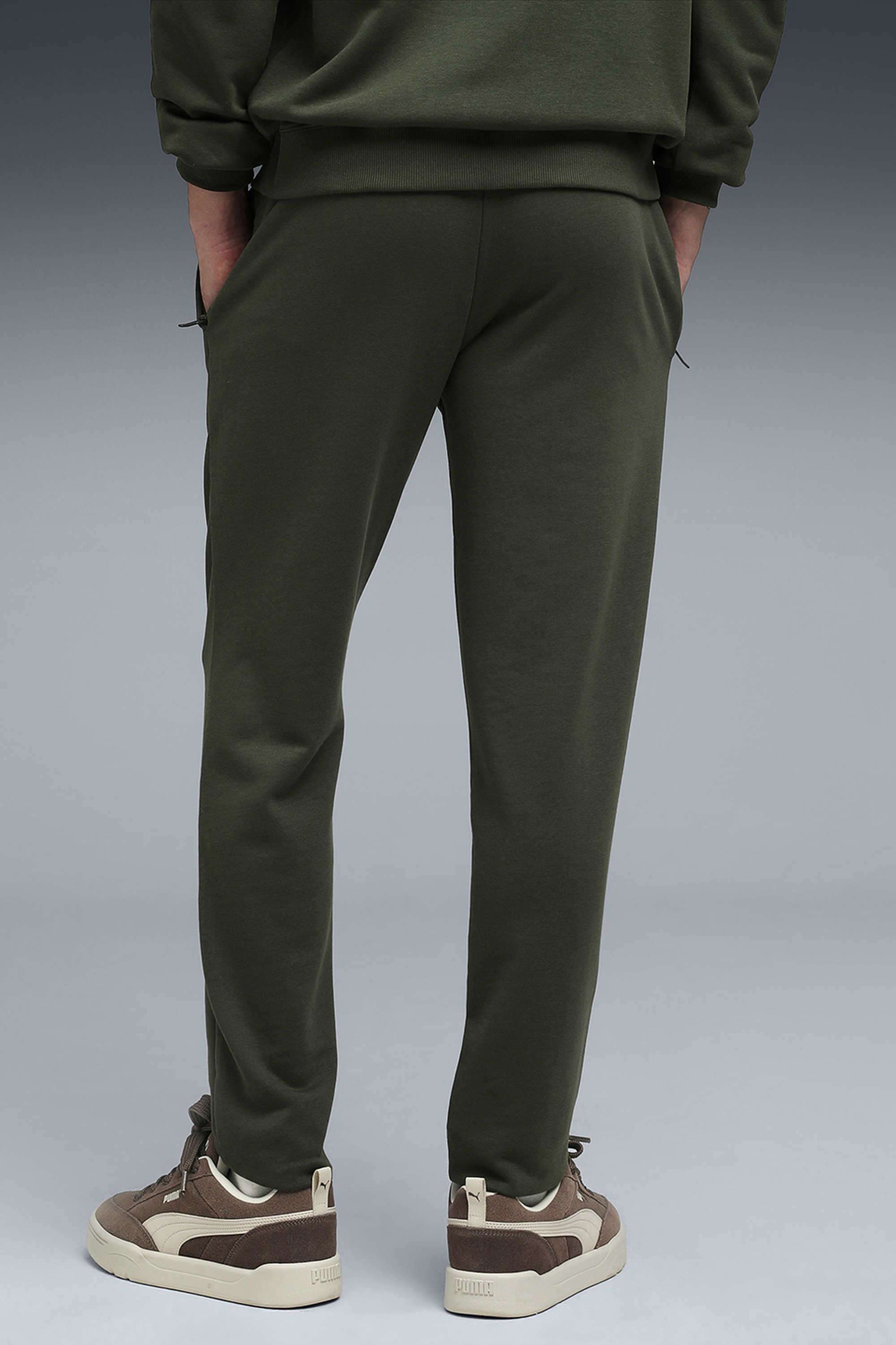 Solid-Cotton-Regular-Fit-Men-Track-Pants