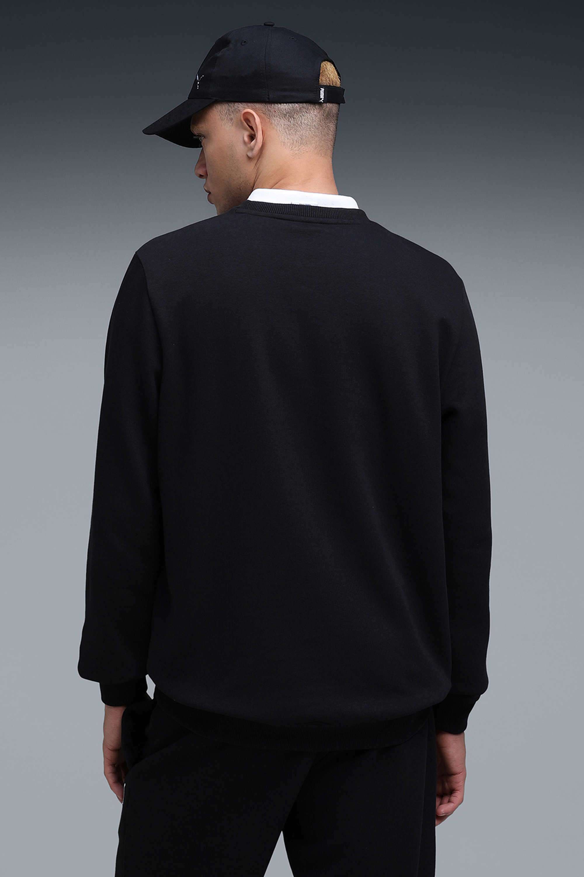 Solid-Cotton-Men-Casual-Wear-Regular-Fit-Sweatshirt