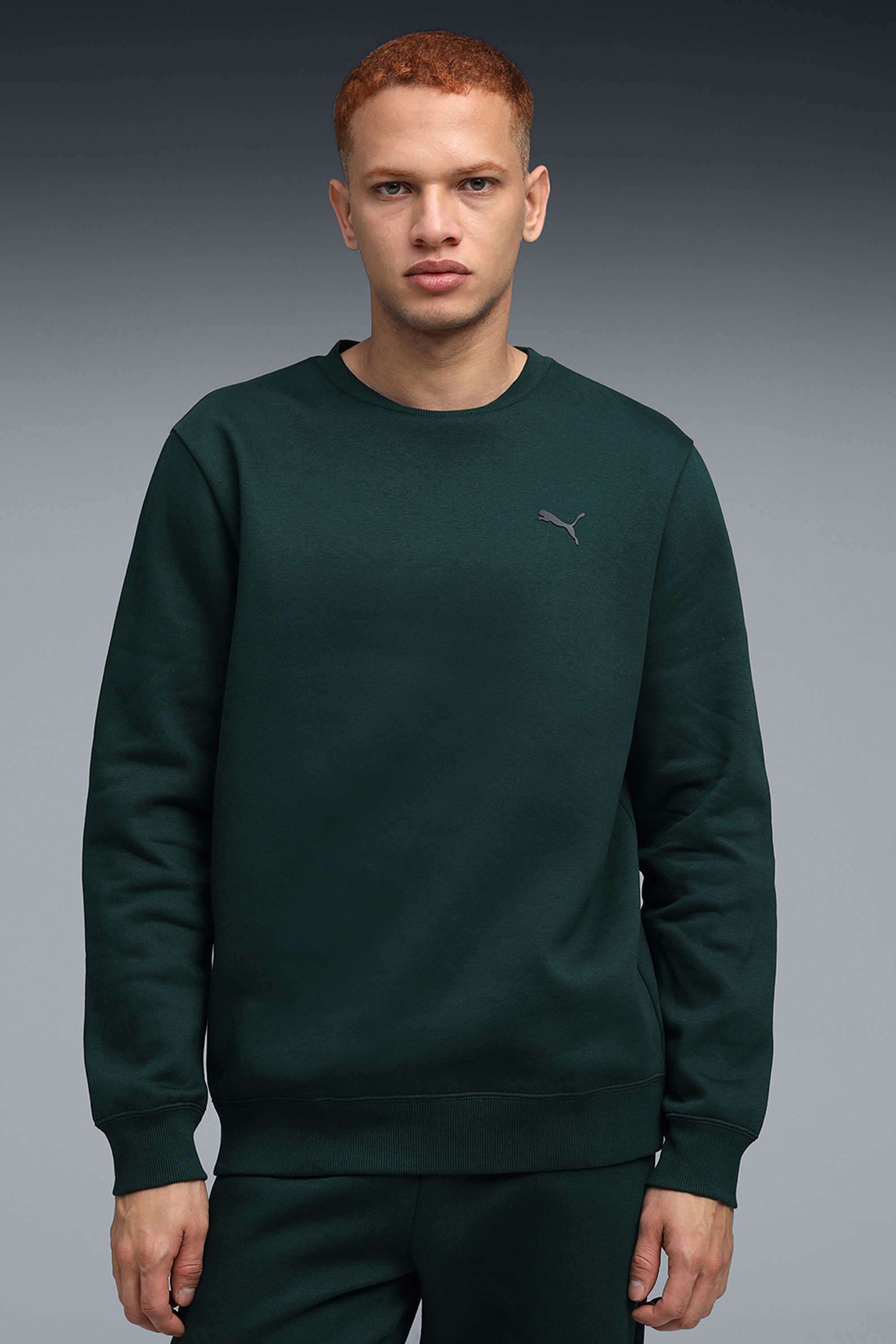 Solid-Cotton-Men-Casual-Wear-Regular-Fit-Sweatshirt