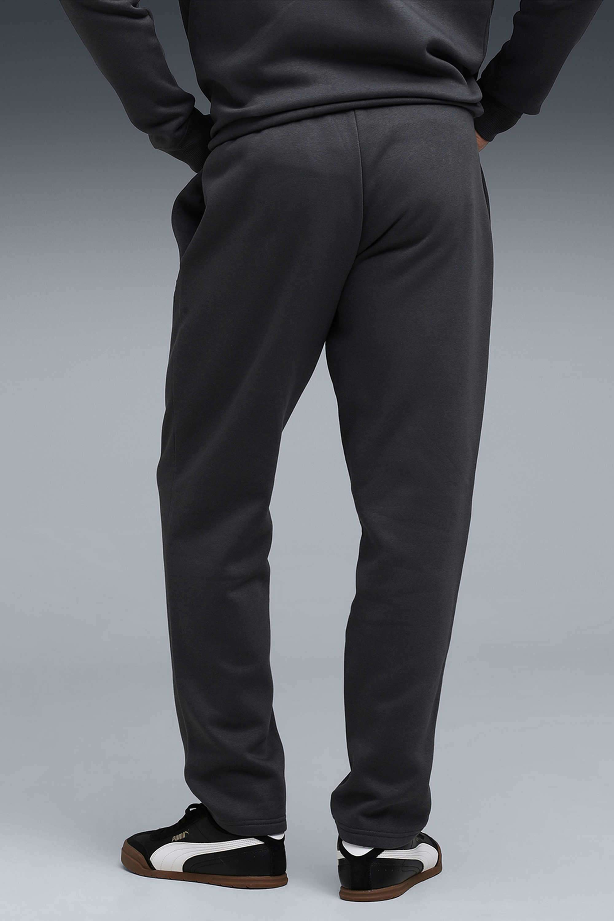 Solid-Cotton-Regular-Fit-Men-Track-Pants