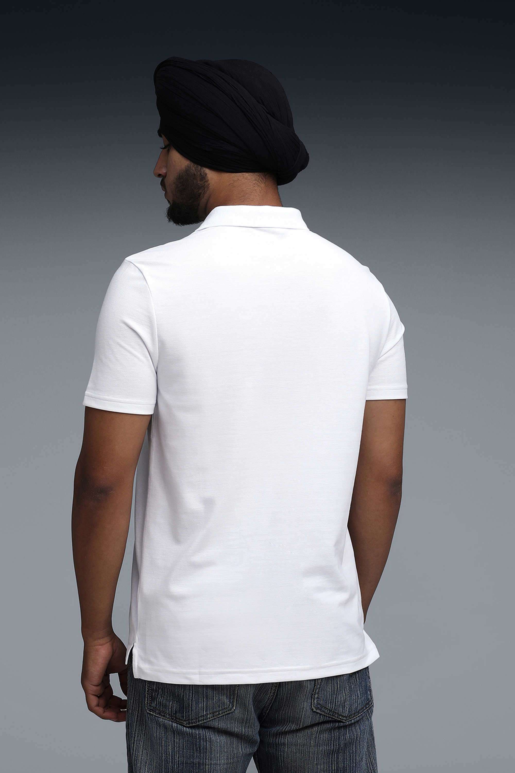 Solid-Cotton-Slim-Fit-Men-Polo-T-Shirt