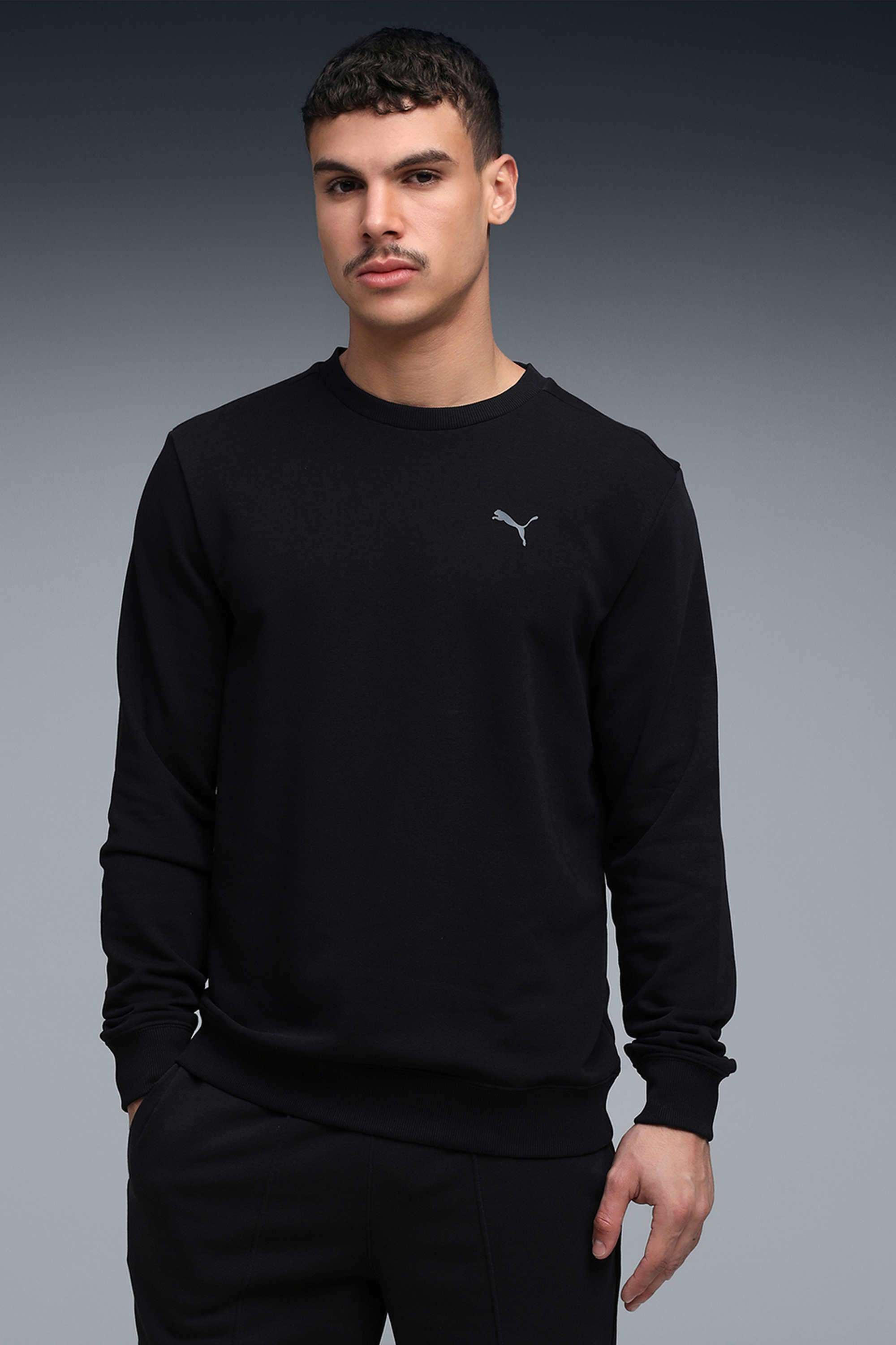Solid-Cotton-Men-Casual-Wear-Regular-Fit-Sweatshirt