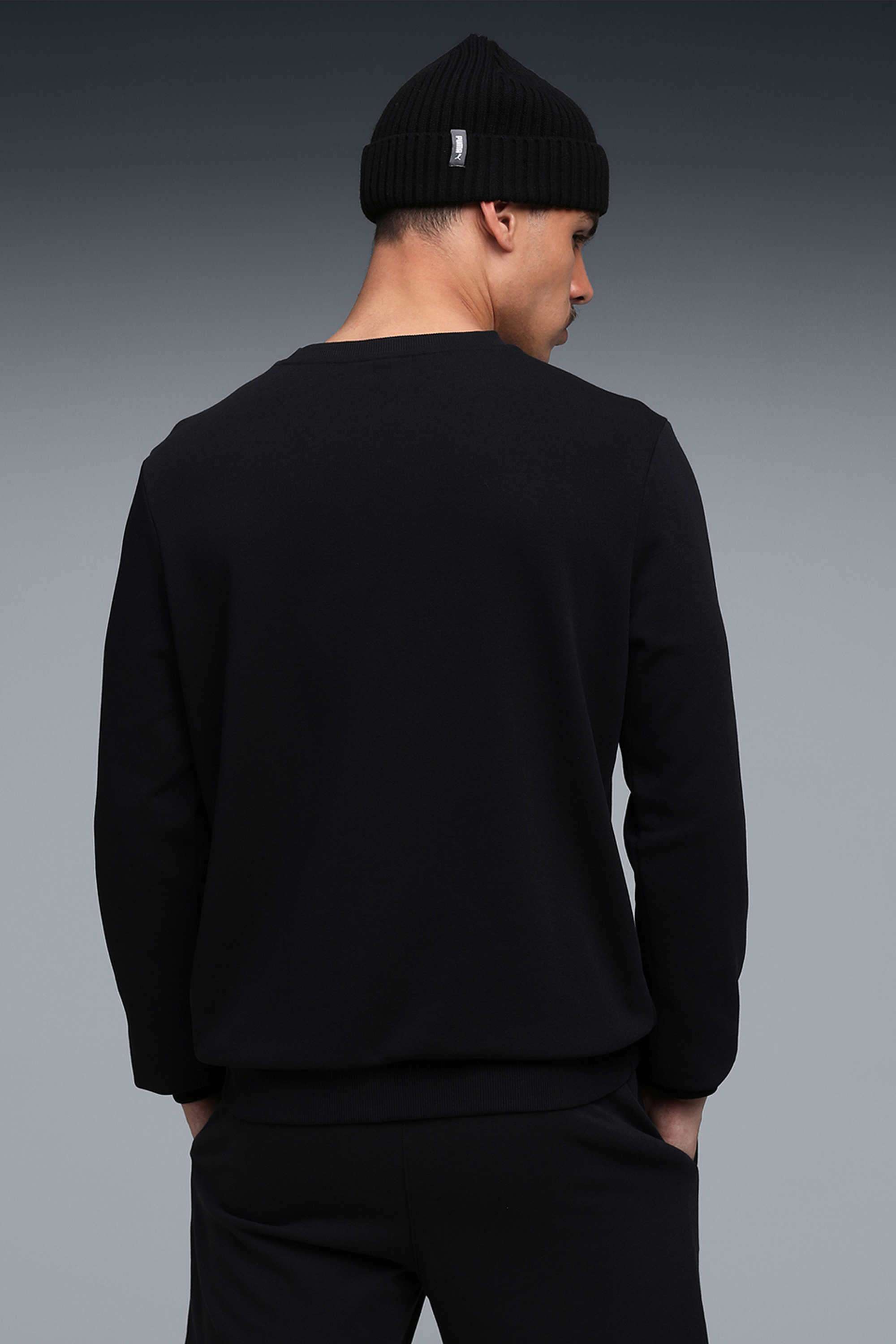 Solid-Cotton-Men-Casual-Wear-Regular-Fit-Sweatshirt