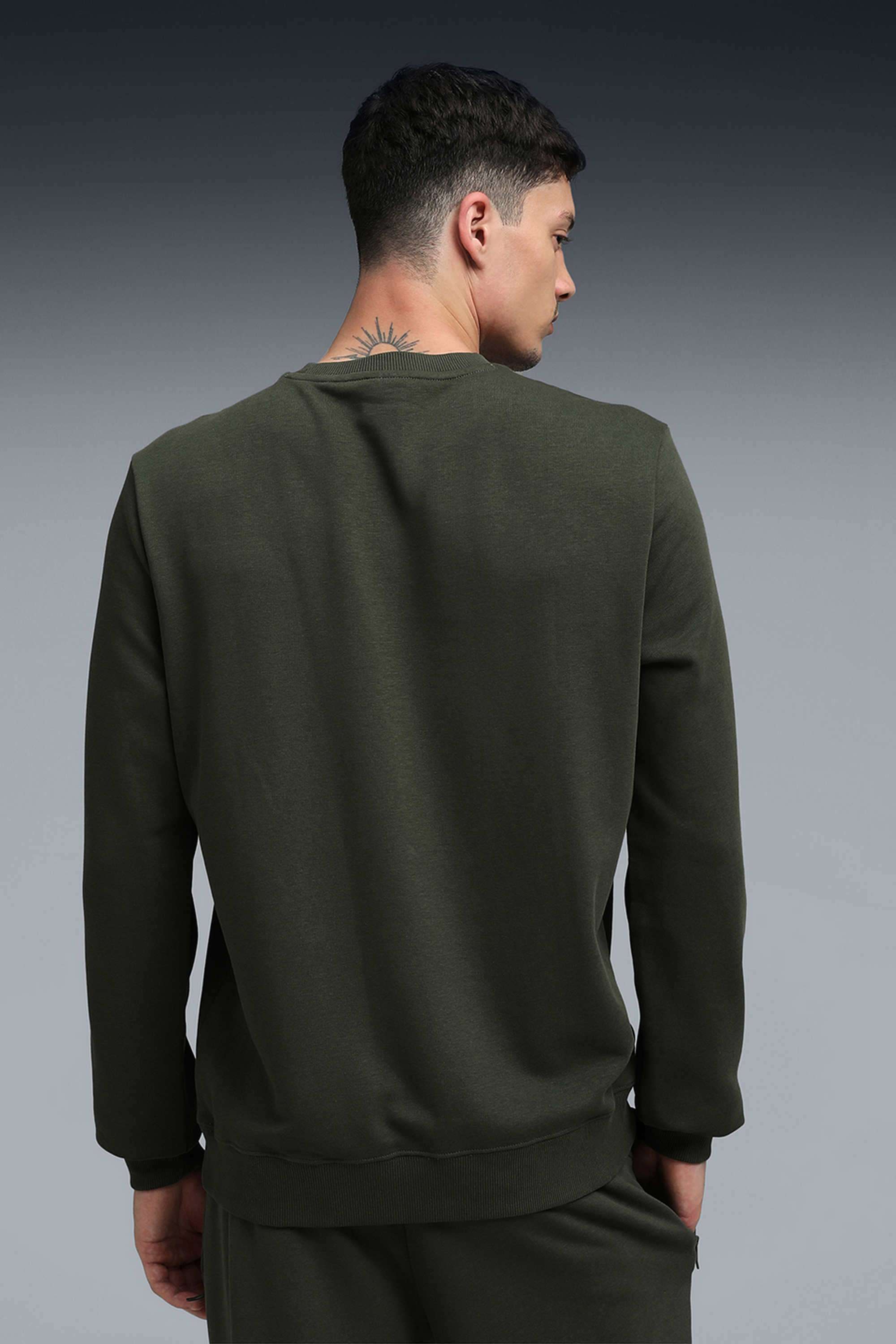 Solid-Cotton-Men-Casual-Wear-Regular-Fit-Sweatshirt
