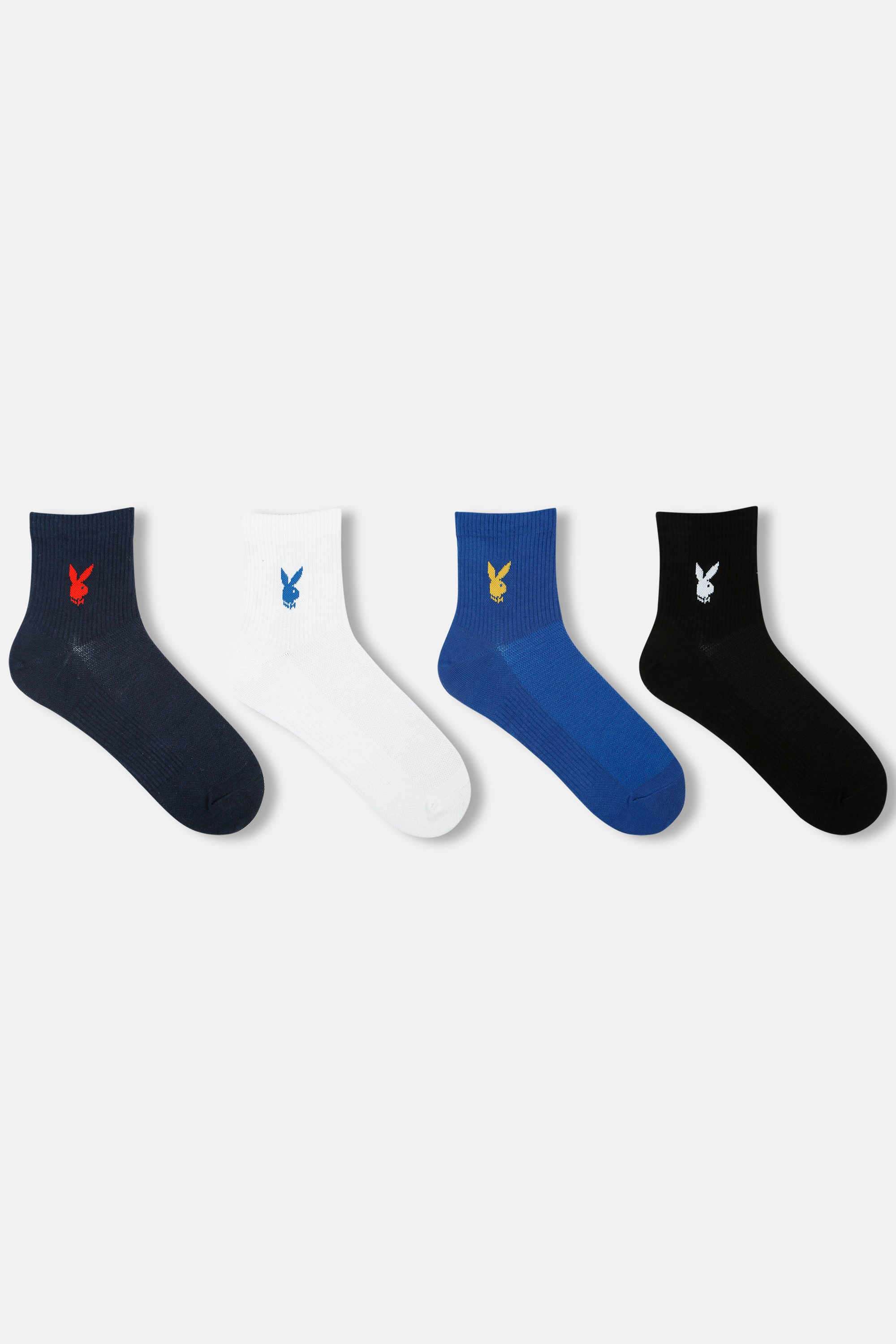 Men-s-Playboy-Themed-High-Ankle-Socks