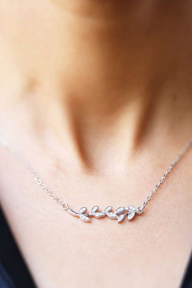 Cubic-Zirconia-Sterling-Silver-Lobster-Claw-Clasp-Western-Pendant