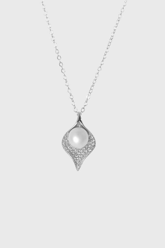 Cubic-Zirconia-Sterling-Silver-Lobster-Claw-Clasp-Western-Pendant