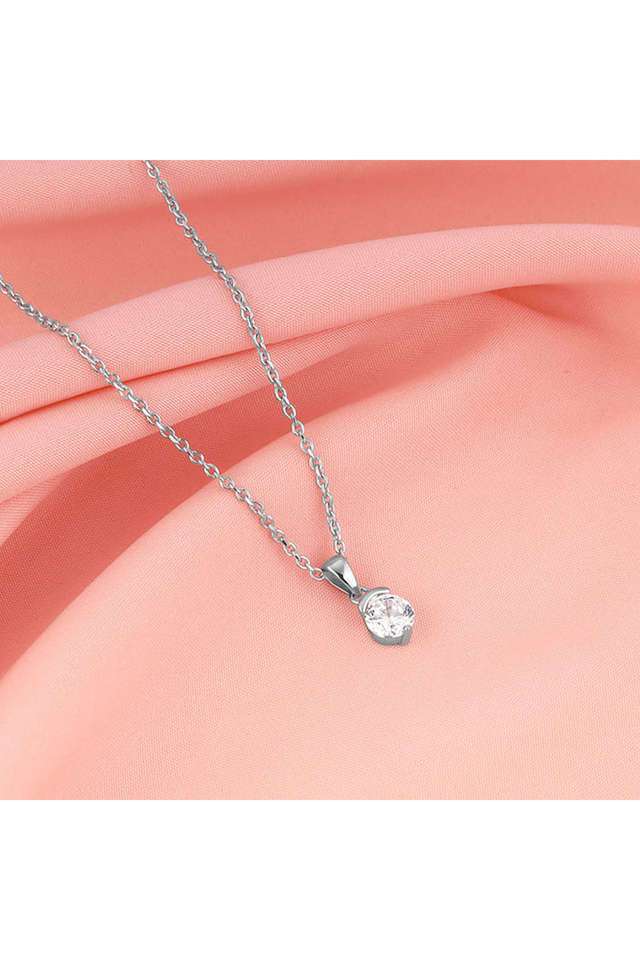 Silver-Mini-Solitaire-Pendant