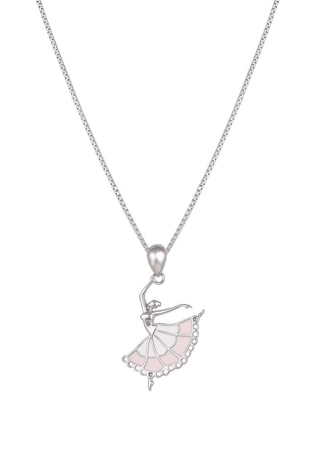 Cubic-Zirconia-Sterling-Silver-Lobster-Claw-Clasp-Western-Pendant