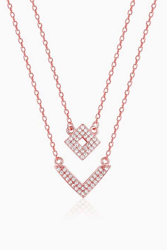 Rose-Gold-Trendy-Layered-Necklace