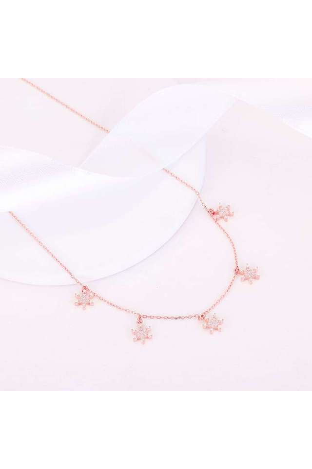 Rose-Gold-Frost-Charm-Necklace