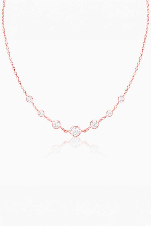 Rose-Gold-Stoned-Necklace