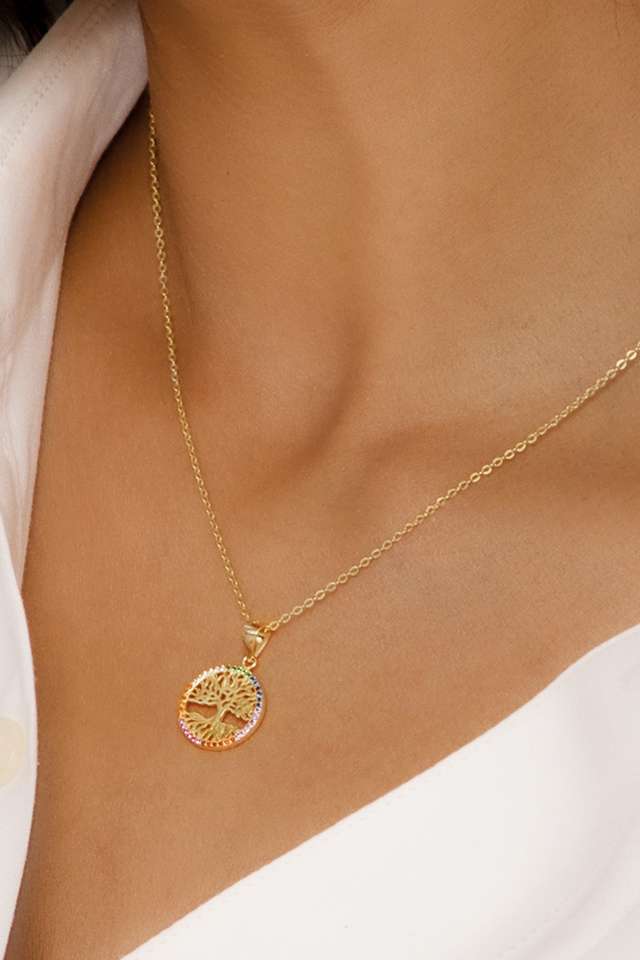Sterling-Silver-Cubic-Zirconia-Womens-Western-Pendant