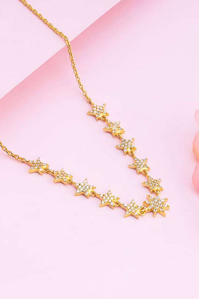 Golden-Radiating-Star-Necklace