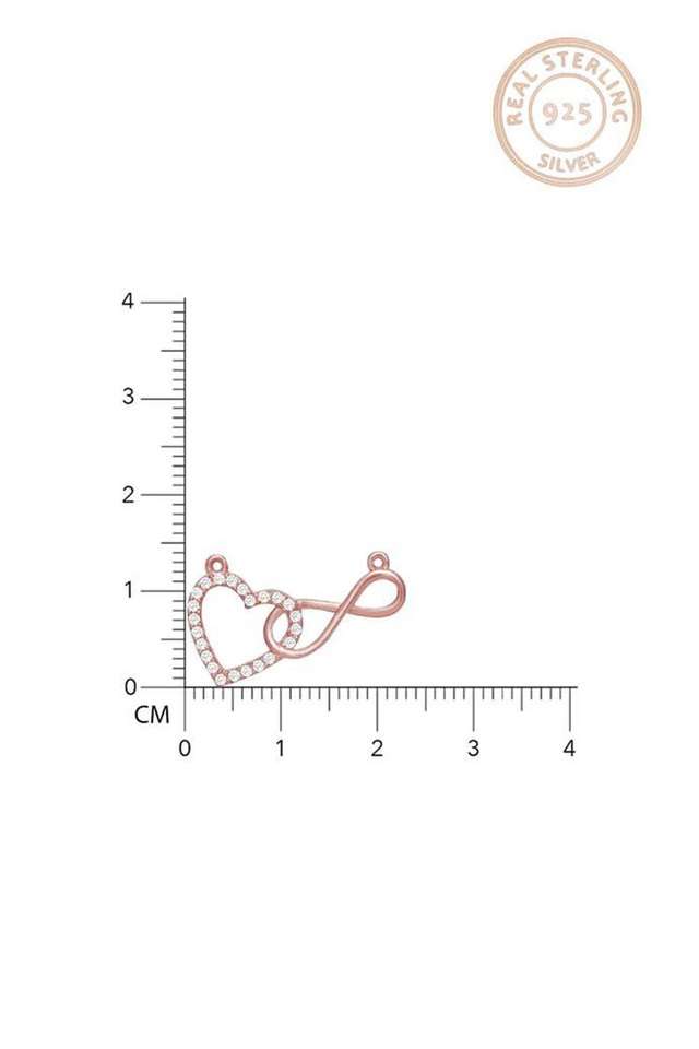 Cubic-Zirconia-Rose-Gold-Lobster-Claw-Clasp-Womens-Pendant