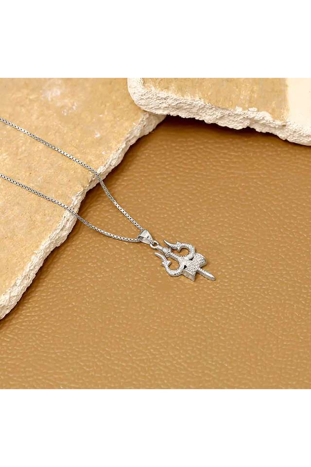 Silver-Trishul-Pendant-For-Him