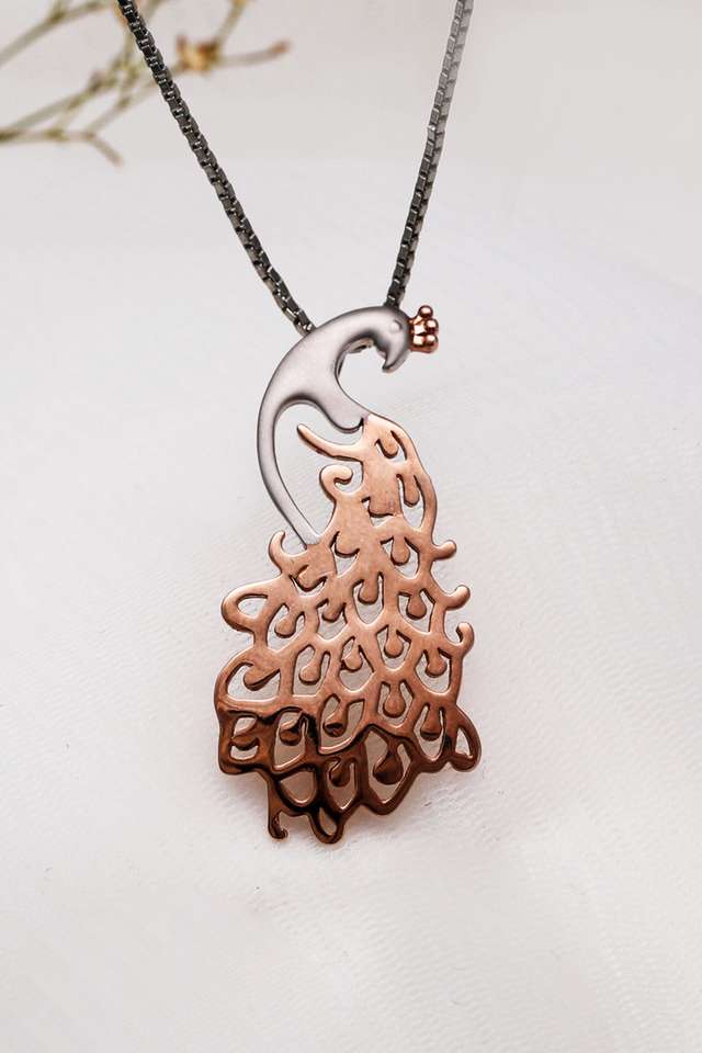 Sterling-Silver-Cubic-Zirconia-Womens-Western-Pendant