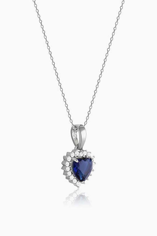 Silver-Heart-Of-The-Ocean-Pendant-With-Link-Chain