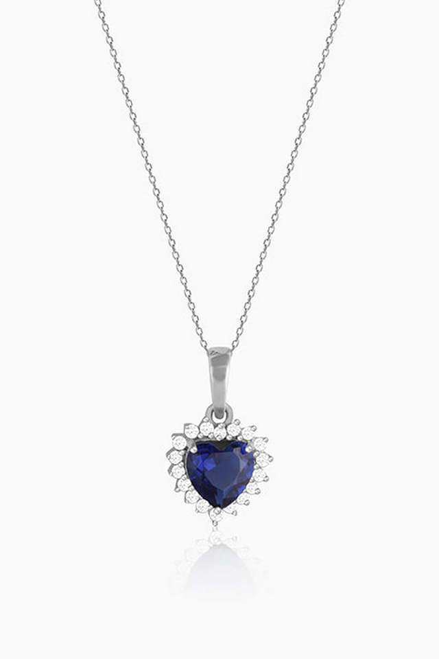 Silver-Heart-Of-The-Ocean-Pendant-With-Link-Chain