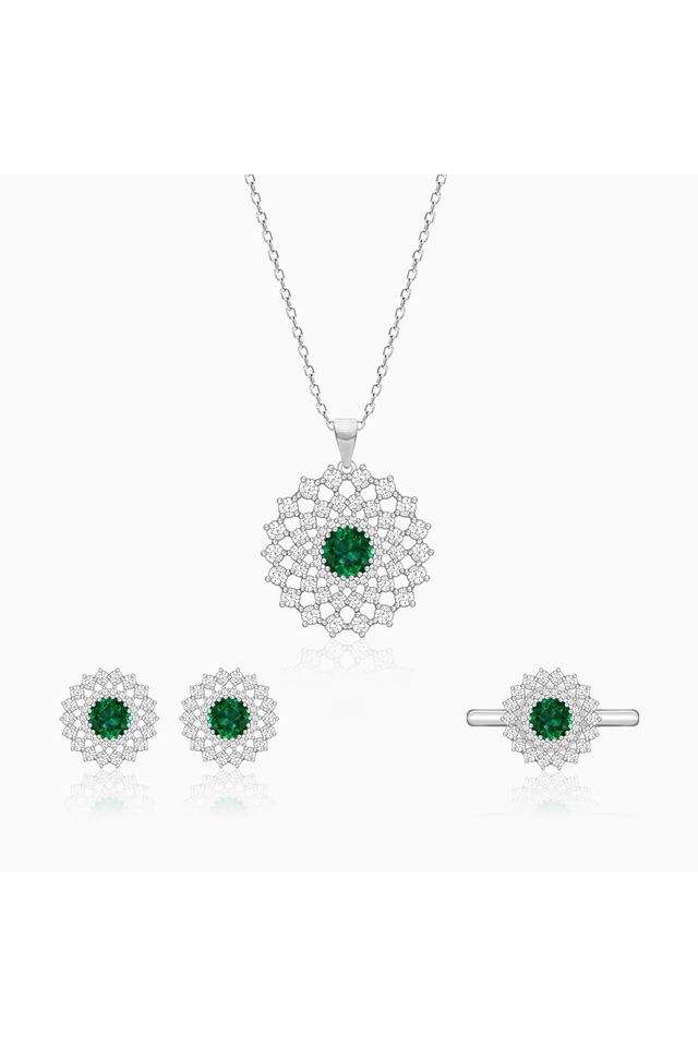 Stylish-925-Silver-Silver-Western-Jewellery-Set