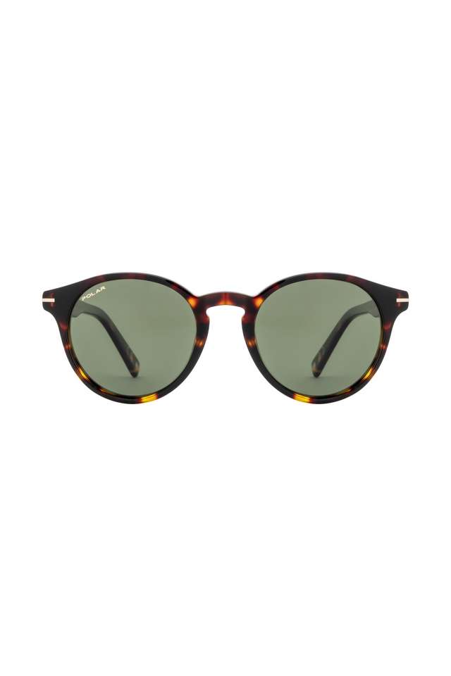 Unisex-Full-Rim-Polarized-Round-Sunglasses---PL-Gold-111-428-49