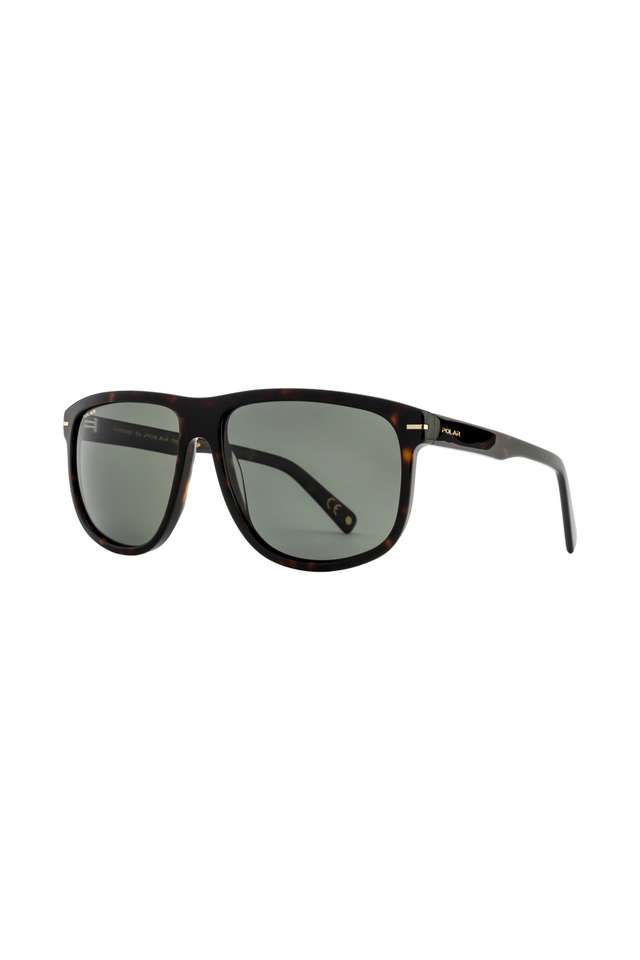 Unisex-Full-Rim-Polarized-Rectangular-Sunglasses---PL-Gold-132-428-60