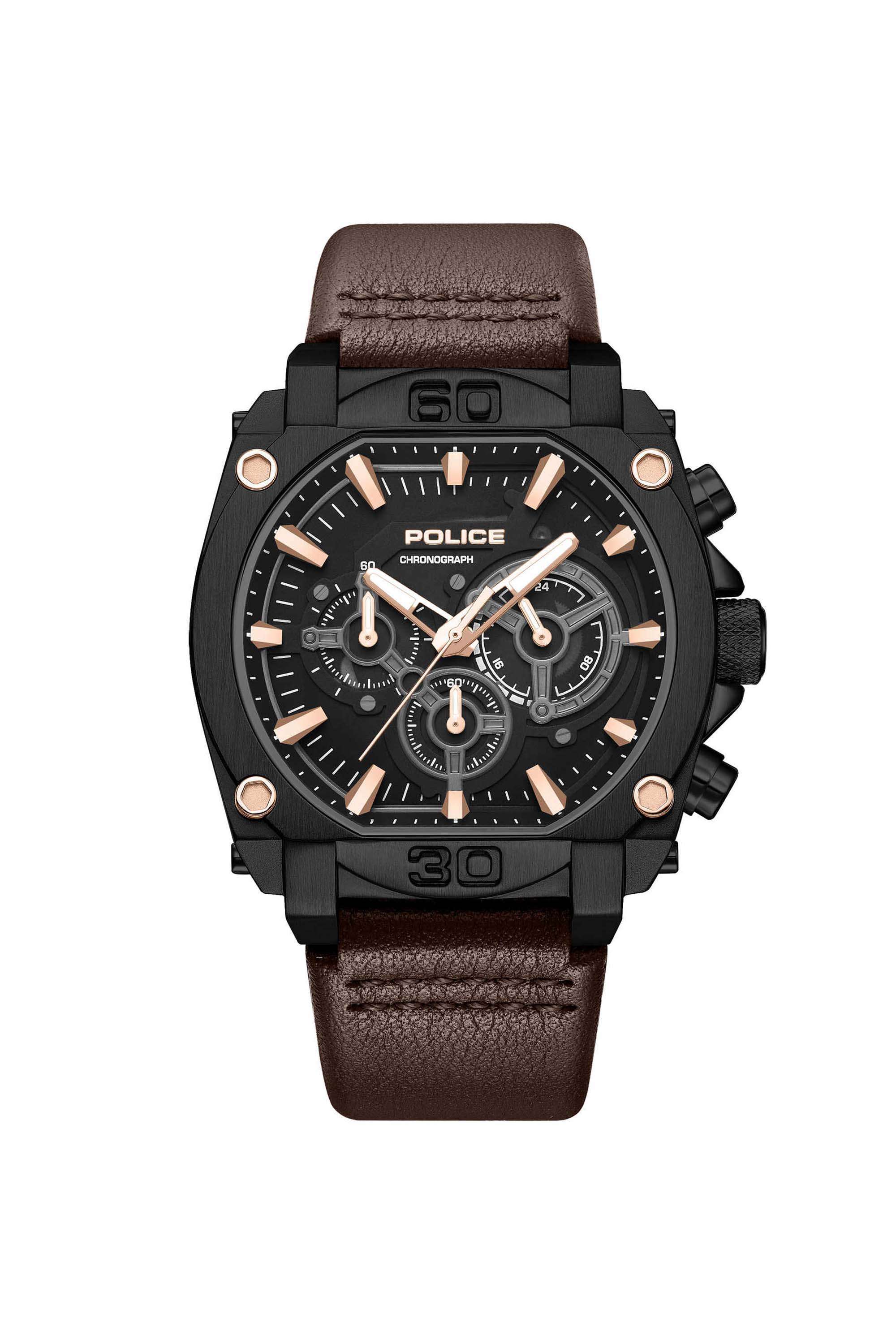 Norwood-45-mm-Black-Dial-Leather-Chronograph-Watch-For-Men---PLPEWGC0092905W