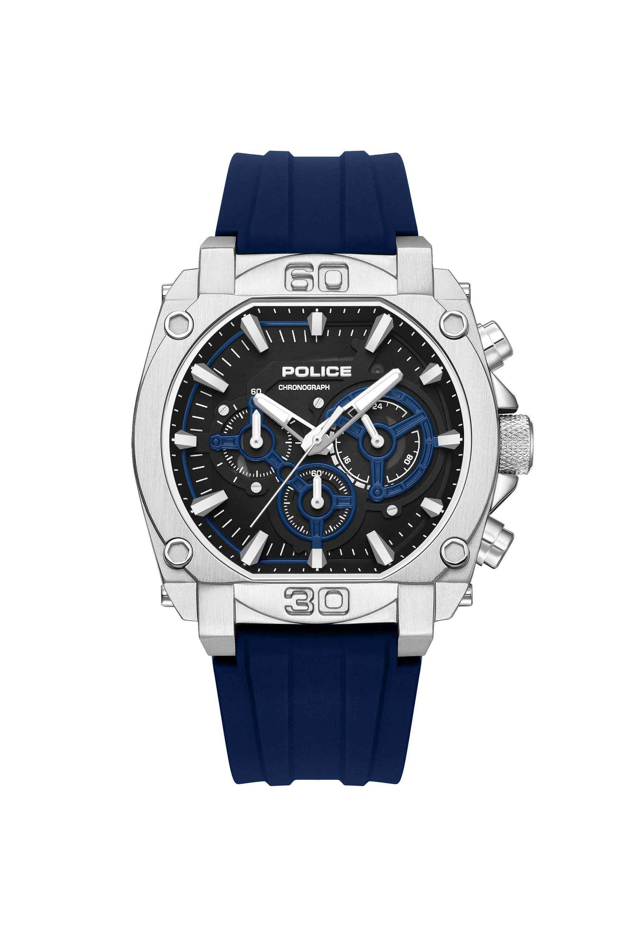 Norwood-45-mm-Black-Dial-Silicone-Chronograph-Watch-For-Men---PLPEWGO0092904W