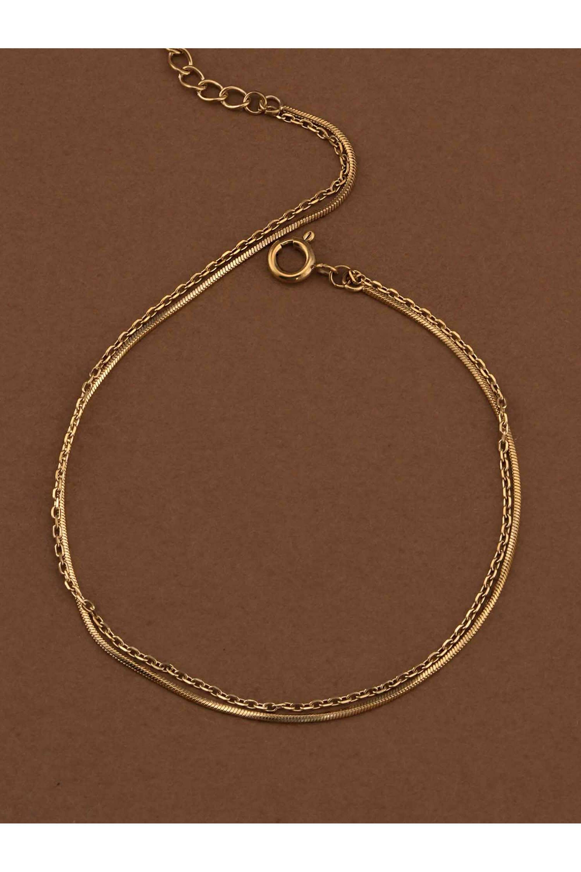 Two-Layered-Solid-Cable-Anklet-for-Womens-Waterproof-&-Anti-Tarnish