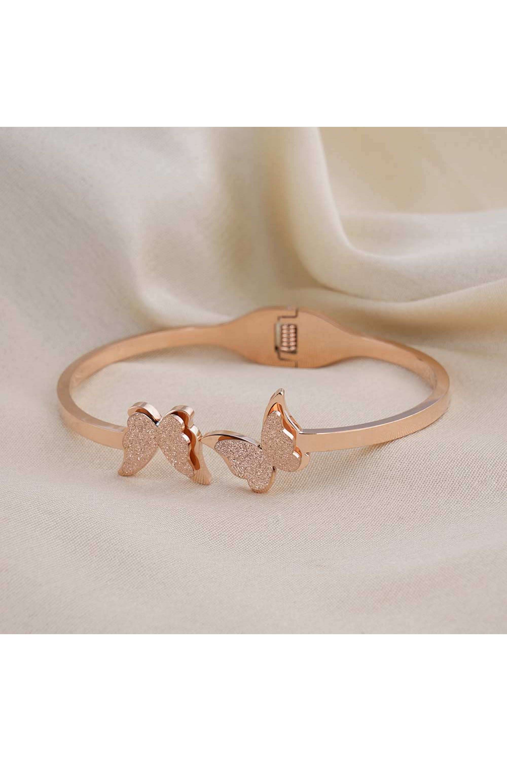 Butterfly-Charm-Cuff-Bracelet-for-Womens-Waterproof-&-Anti-Tarnish