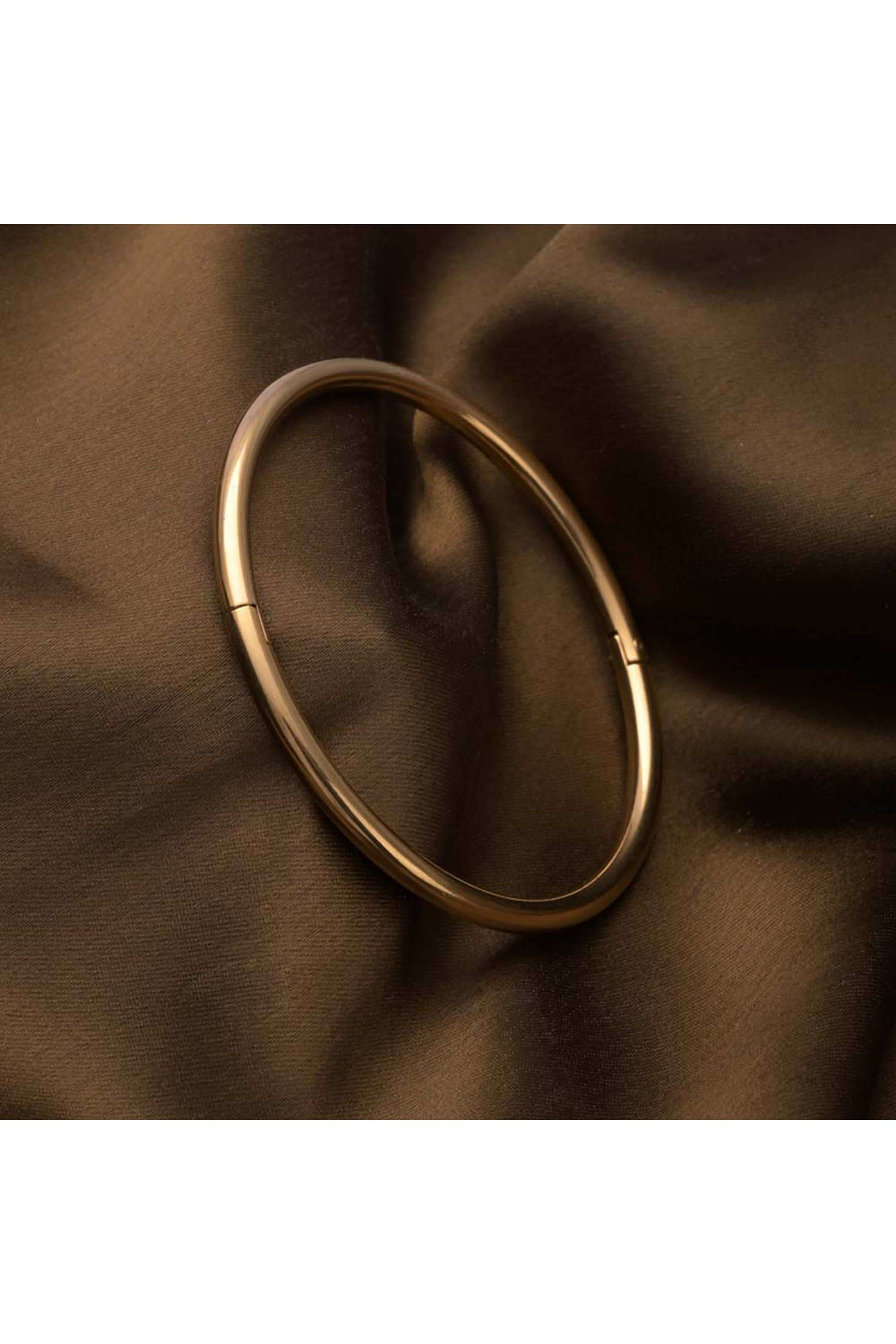 Classic-Gold-Bangle-Bracelet-for-Womens-Waterproof-&-Anti-Tarnish