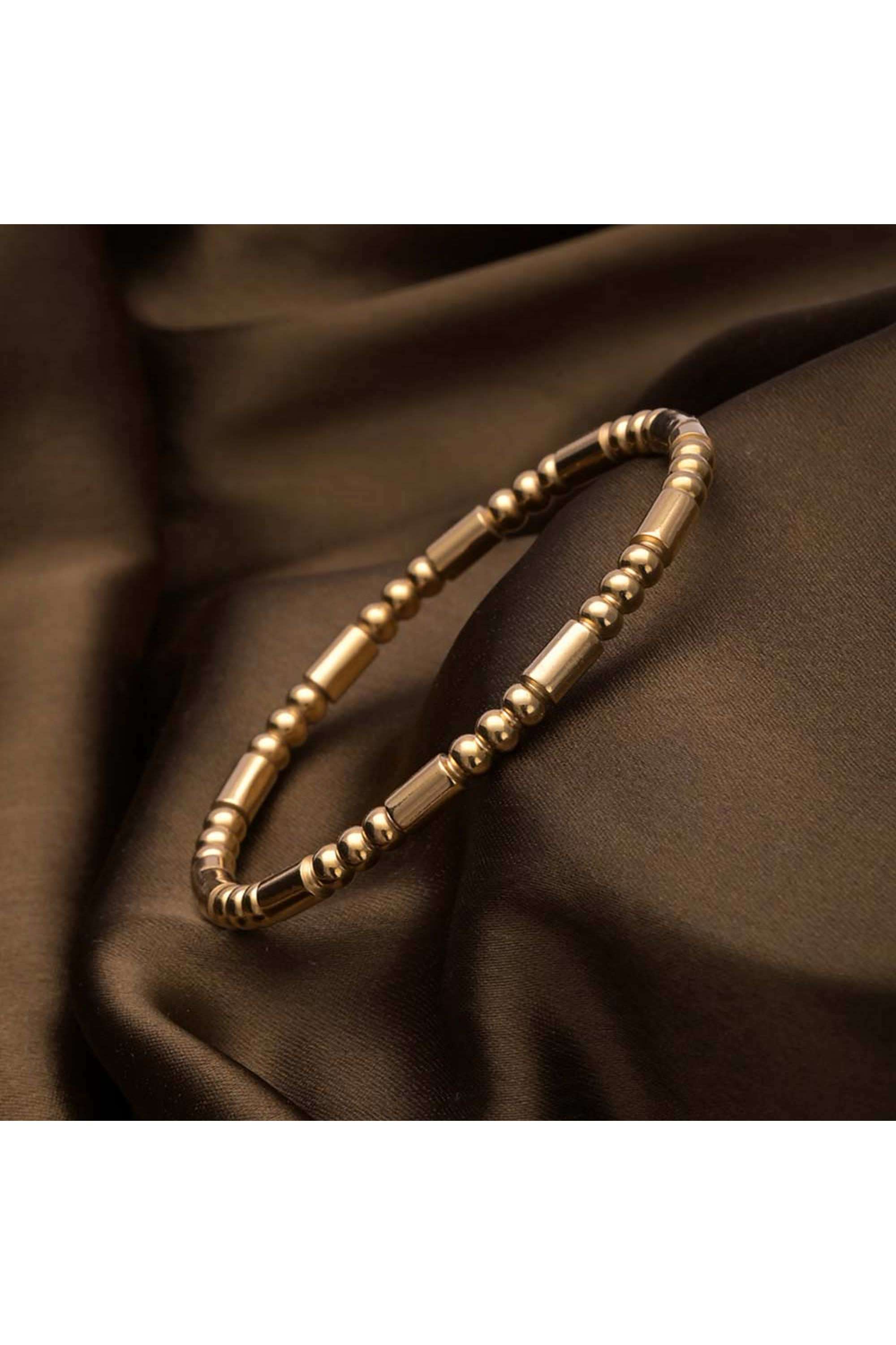 Golden-Stream-Bangle-Bracelet-for-Womens-Waterproof-&-Anti-Tarnish