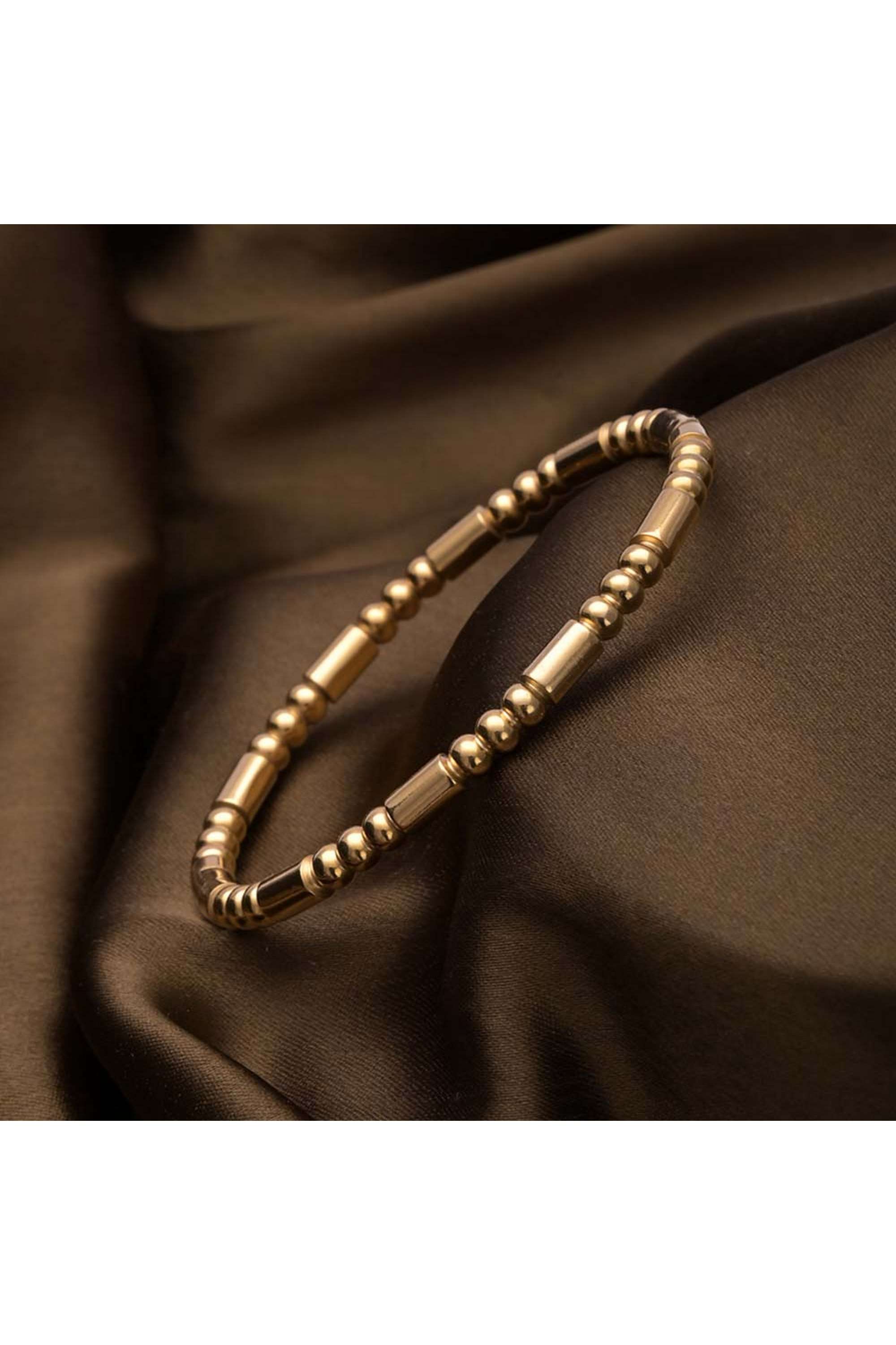 Golden-Stream-Bangle-Bracelet-for-Womens-Waterproof-&-Anti-Tarnish