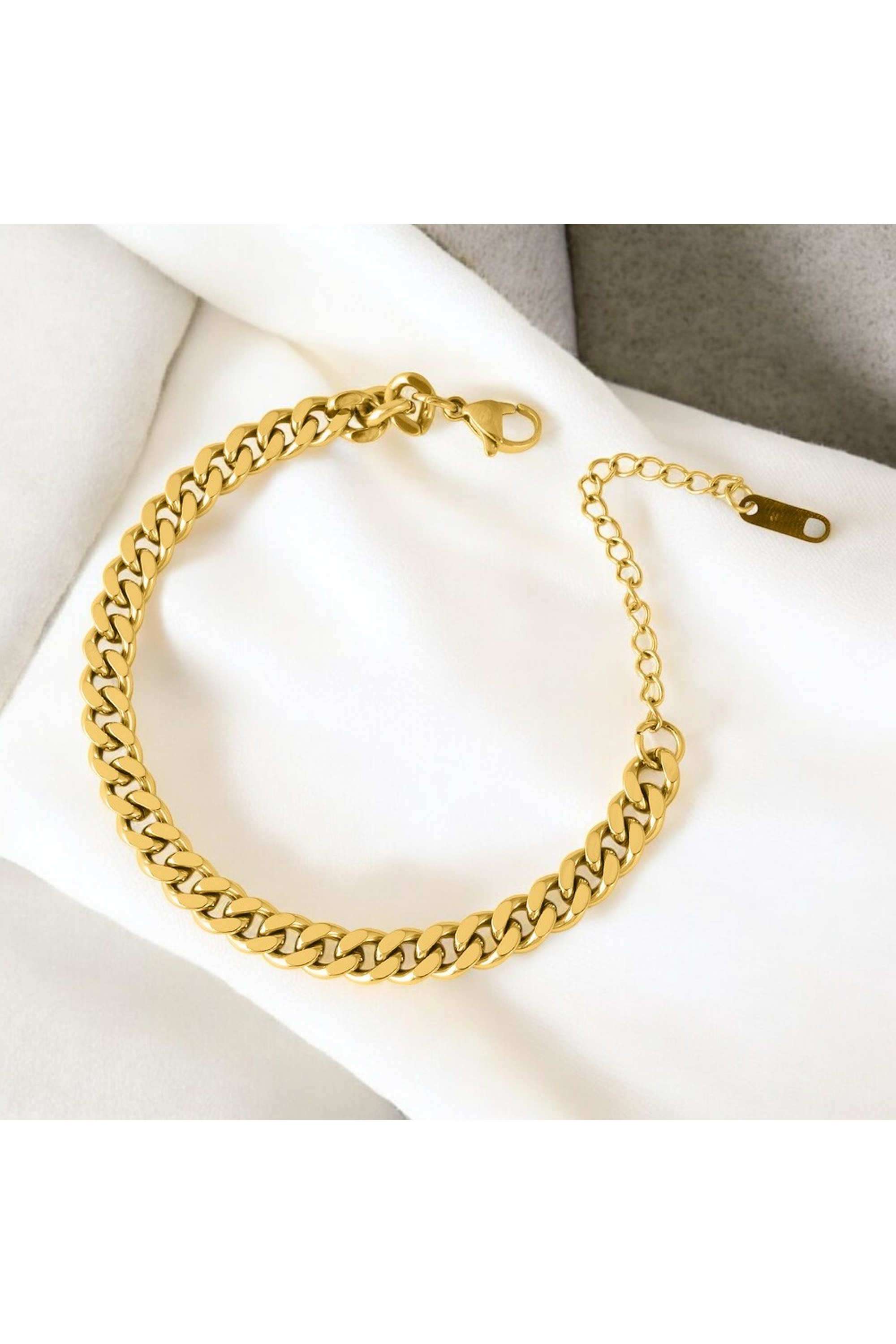 Chunky-Small-Bracelet-for-Womens-Waterproof-&-Anti-Tarnish