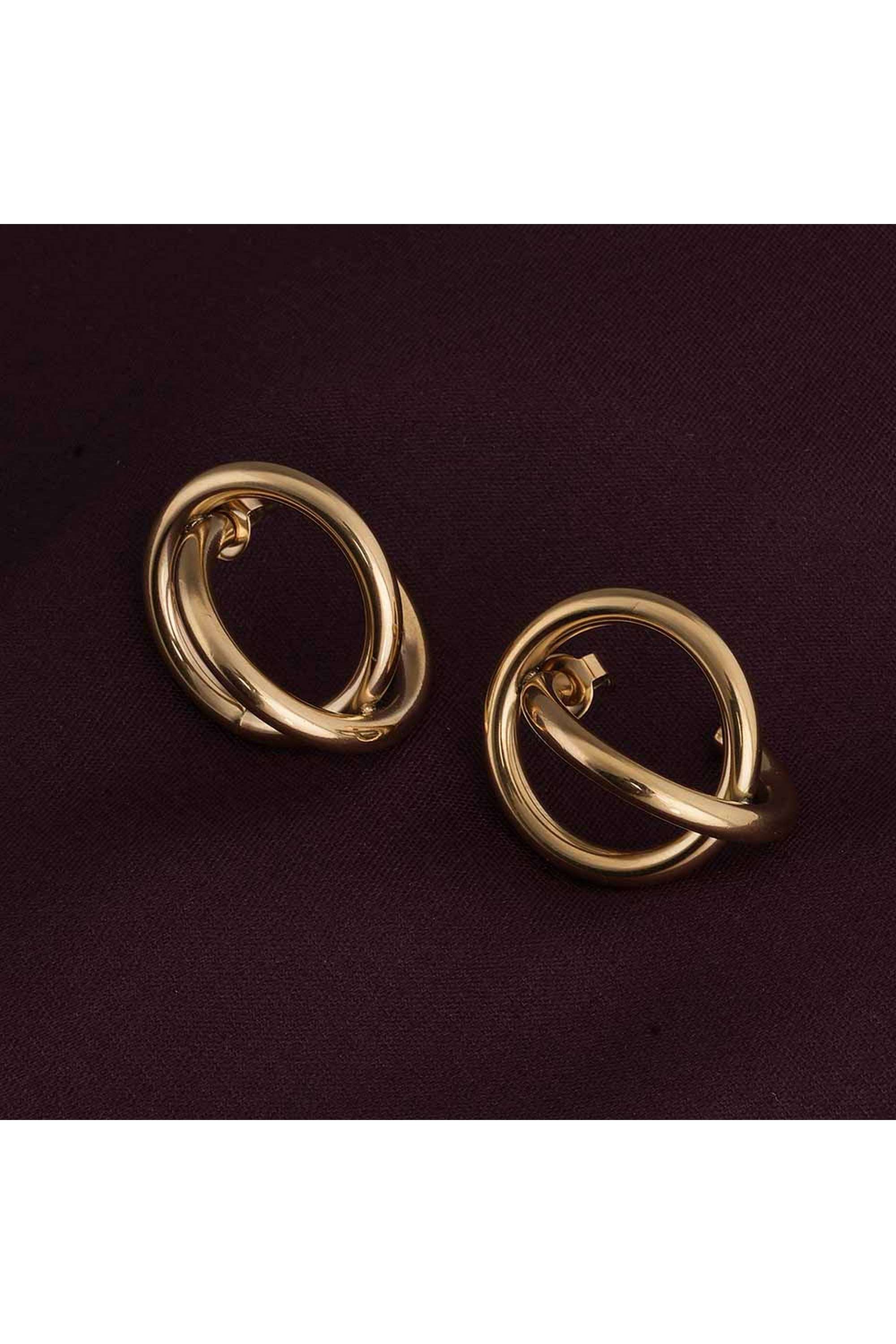 Double-Circle-Hoop-Earrings-For-Womens---Waterproof-&-Anti-Tarnish