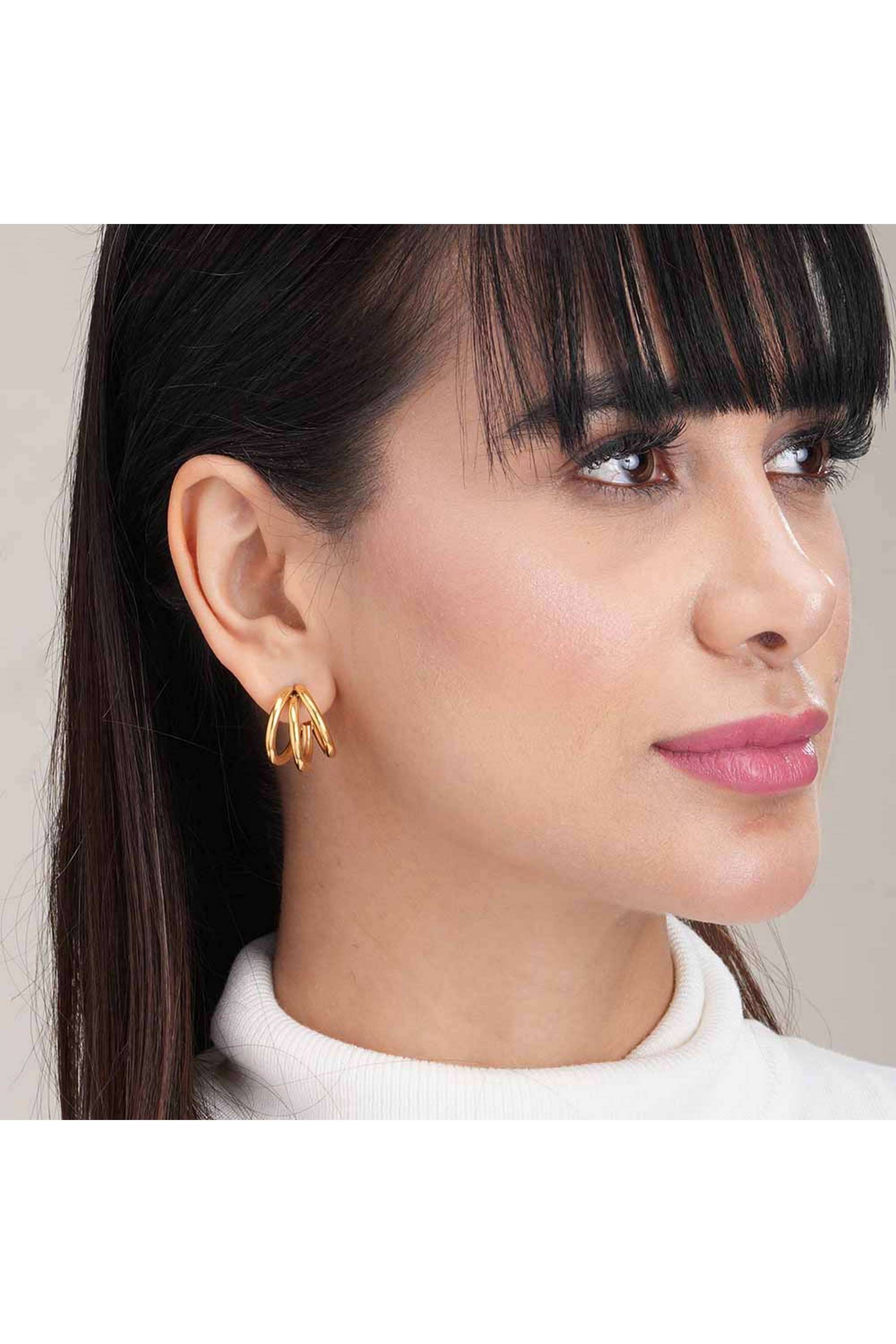 18k-Gold-Plated-Triple-Circle-Hoop-Earrings-for-Womens-Waterproof-&-Anti-Tarnish
