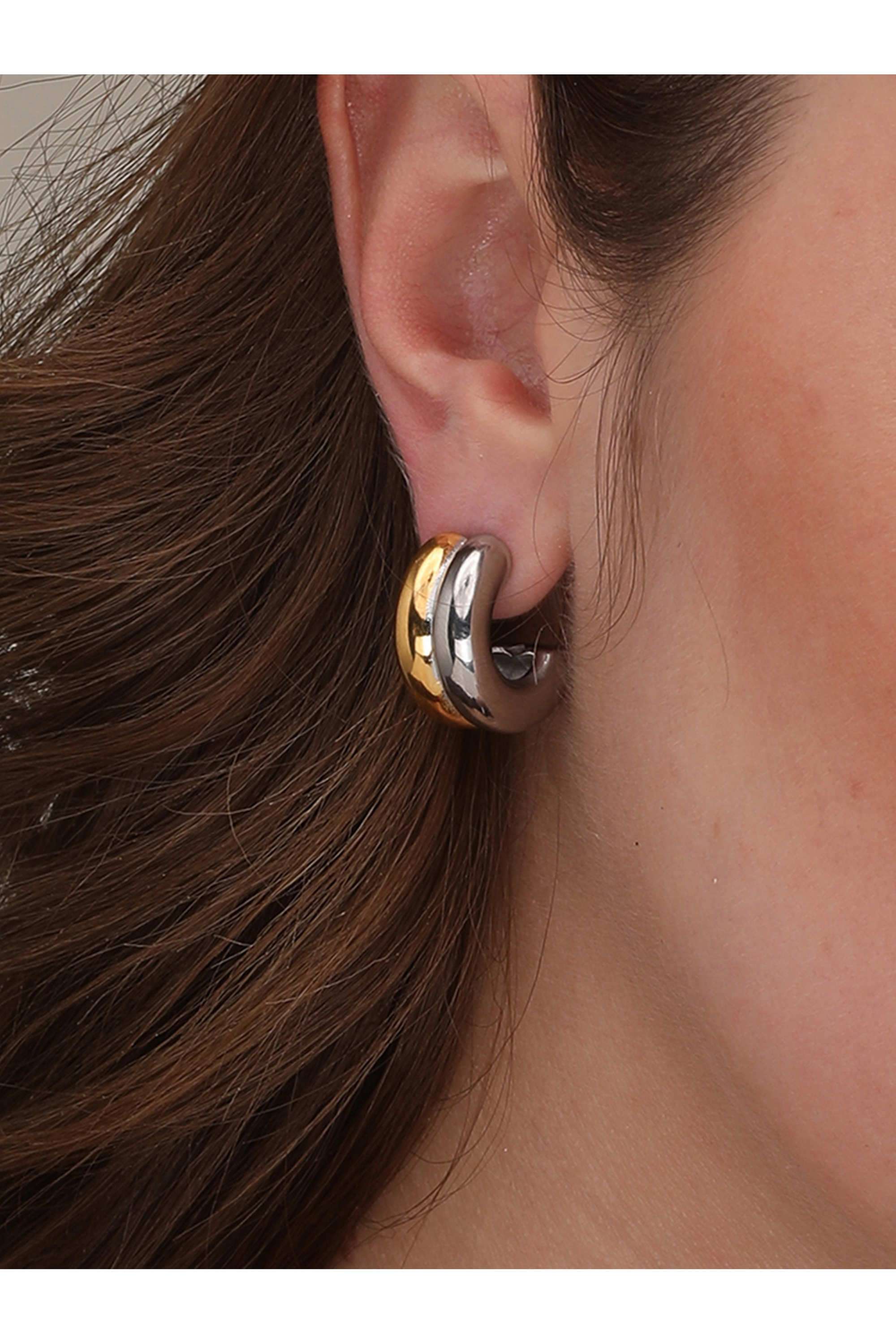 18k-Multi-Tone-Plated-Golden-Silver-Chunky-Hoop-Earrings-for-Womens-Waterproof-&-Anti-Tarnish