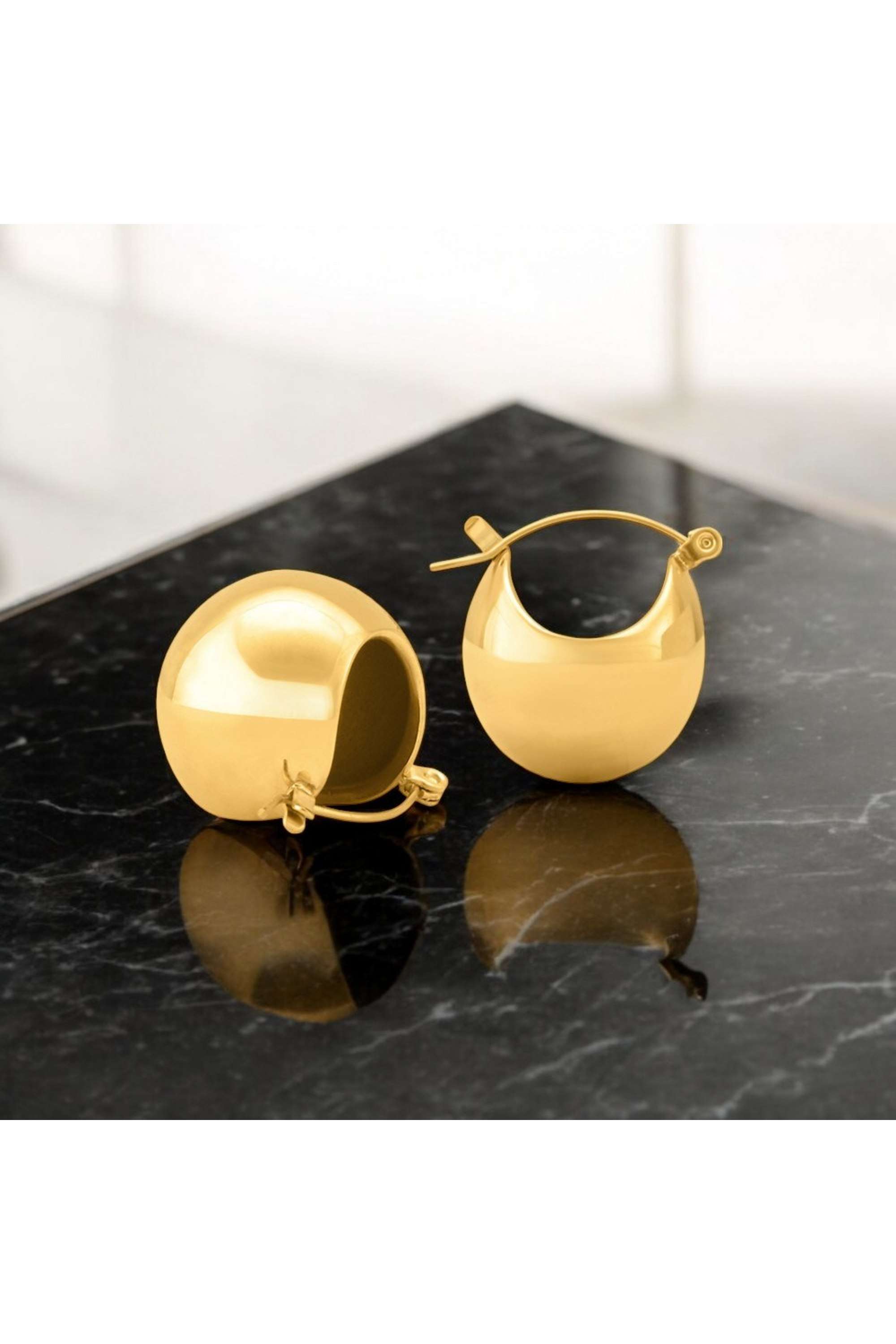 Ball-Hoop-Earrings-for-Womens---Waterproof-&-Anti-Tarnish