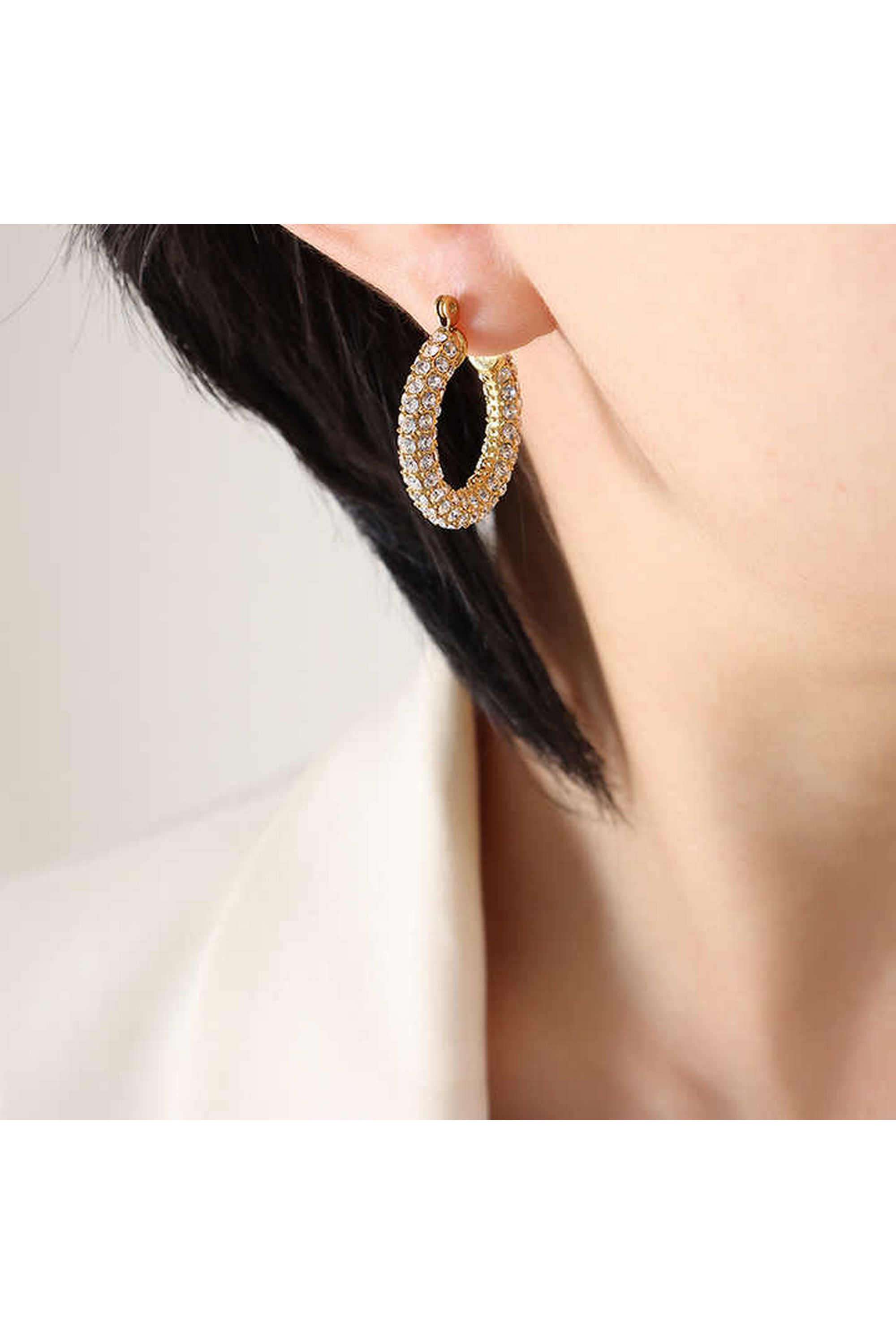 18k-Gold-Plated-Diamond-Studded-Hoop-Earrings-for-Womens-Waterproof-&-Anti-Tarnish