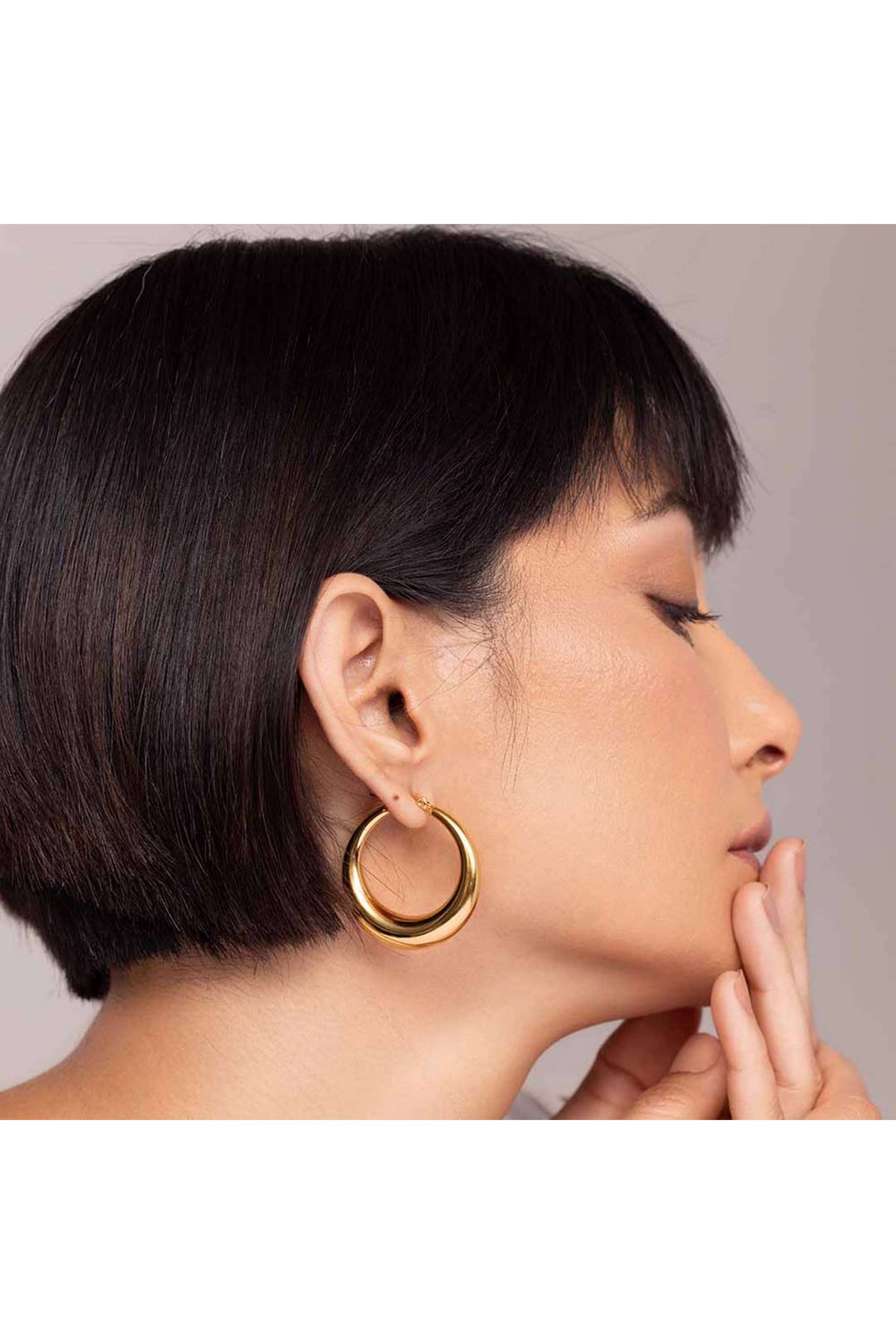 18k-Gold-Plated-Chic-Chunky-Hoop-Earrings-for-Womens-Waterproof-&-Anti-Tarnish